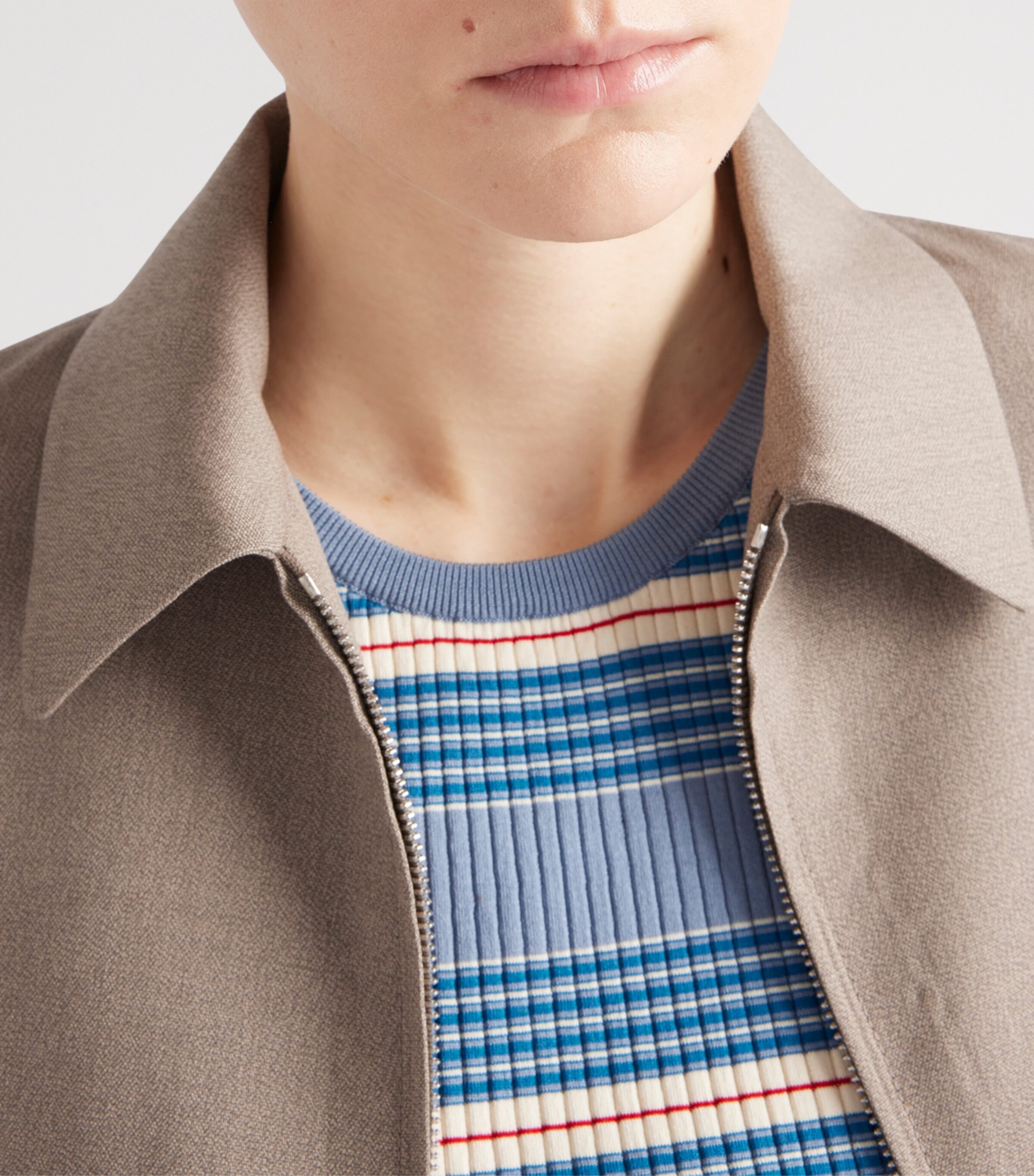 Stretch Cotton Stripe Tank Top F0237 Image 3