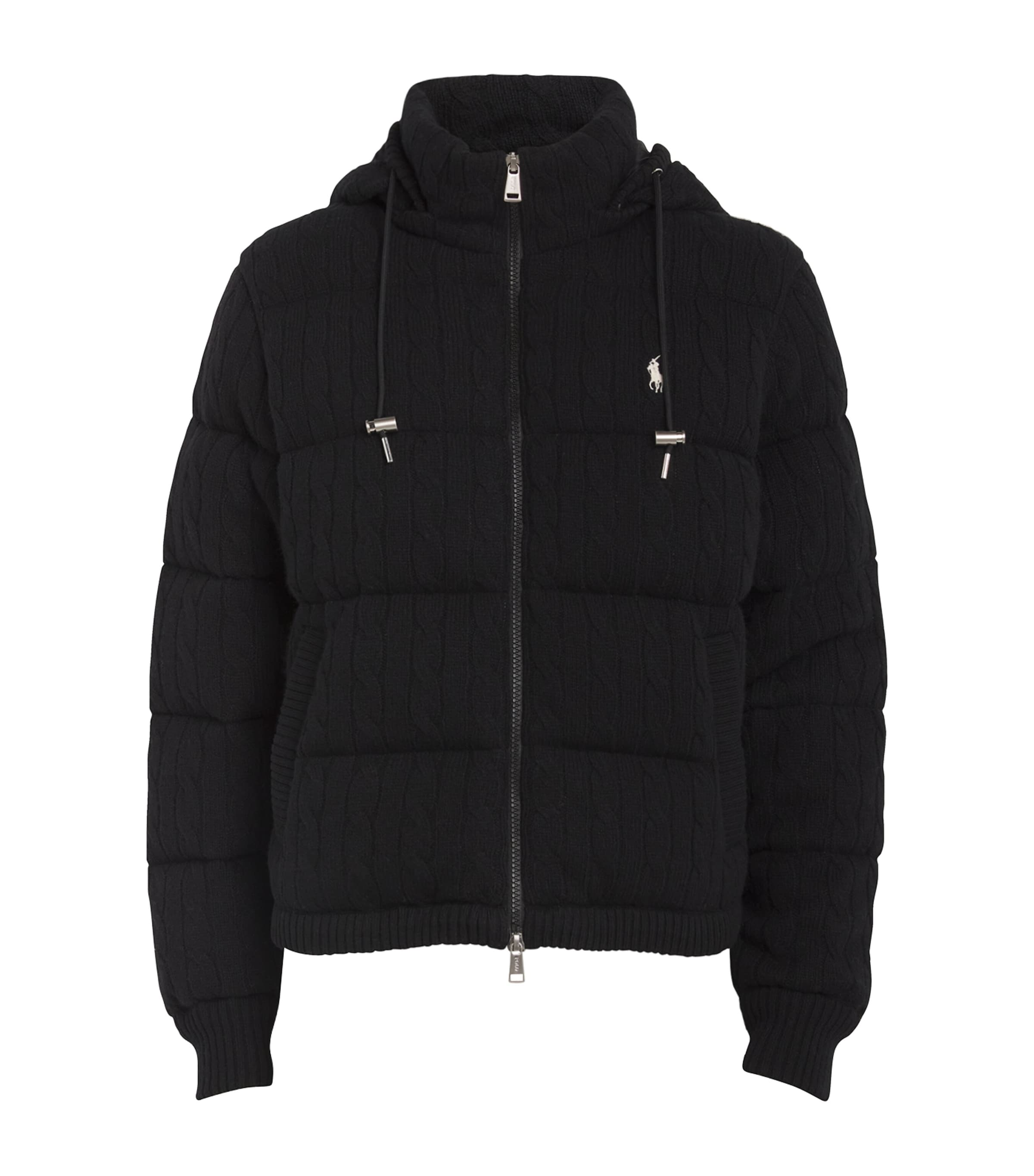 Polo Ralph Lauren Wool And Cashmere Jacket In Black