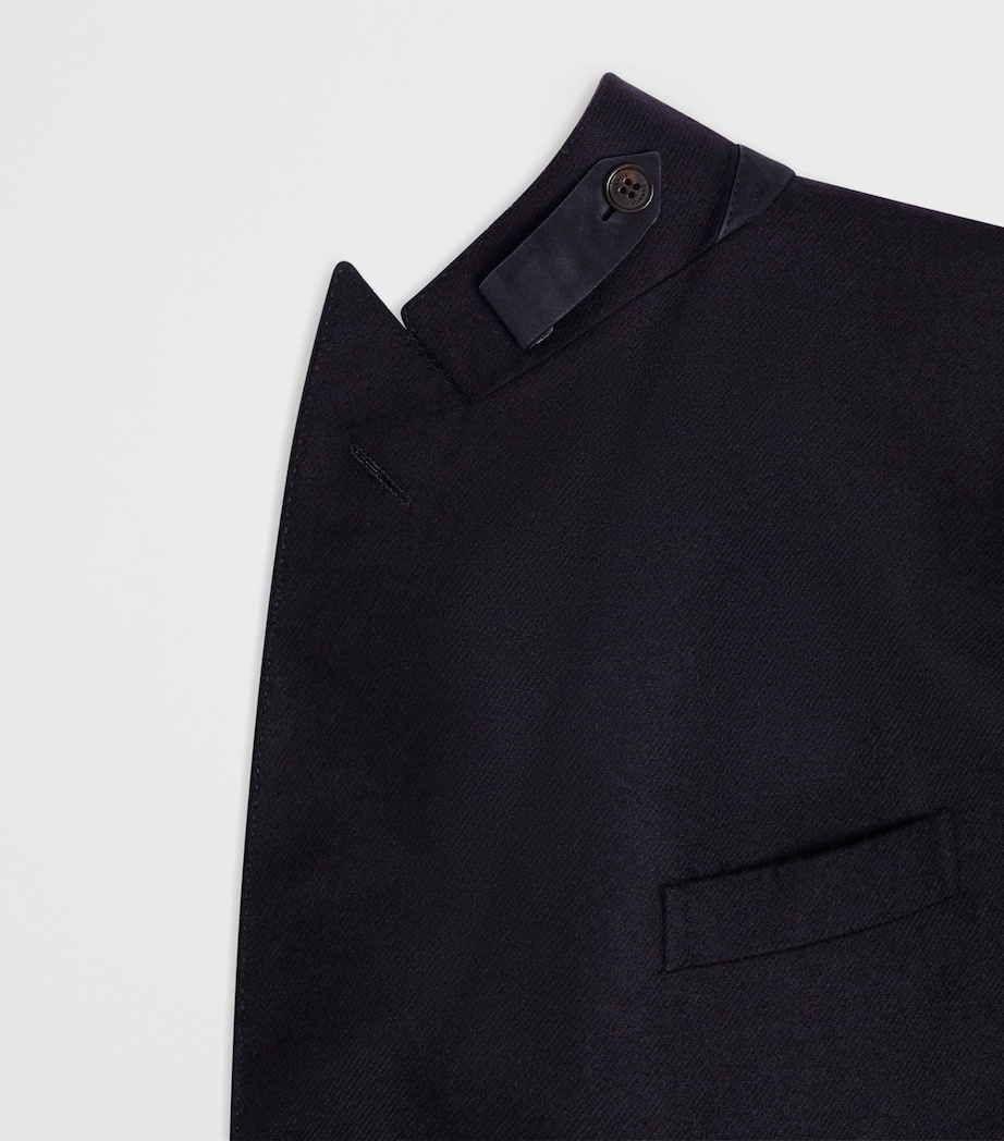 Cashmere Bourdon Blazer 416HOUSE NAVY Image 10