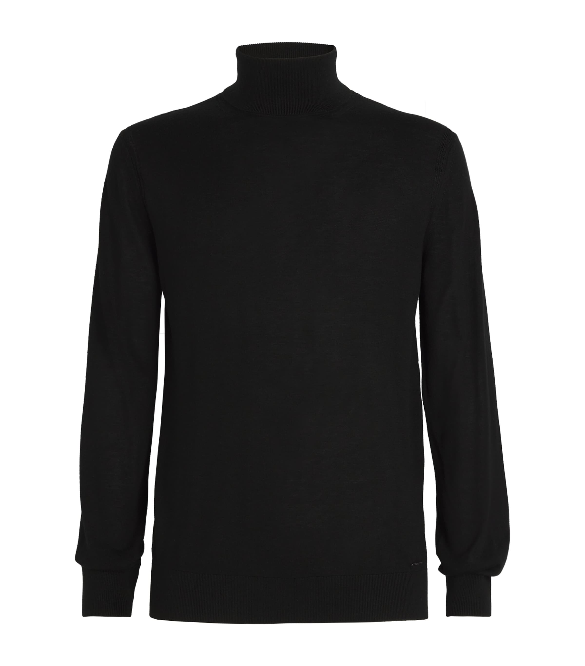 Shop Simkhai Silk-cashmere Rollneck Sweater In Black