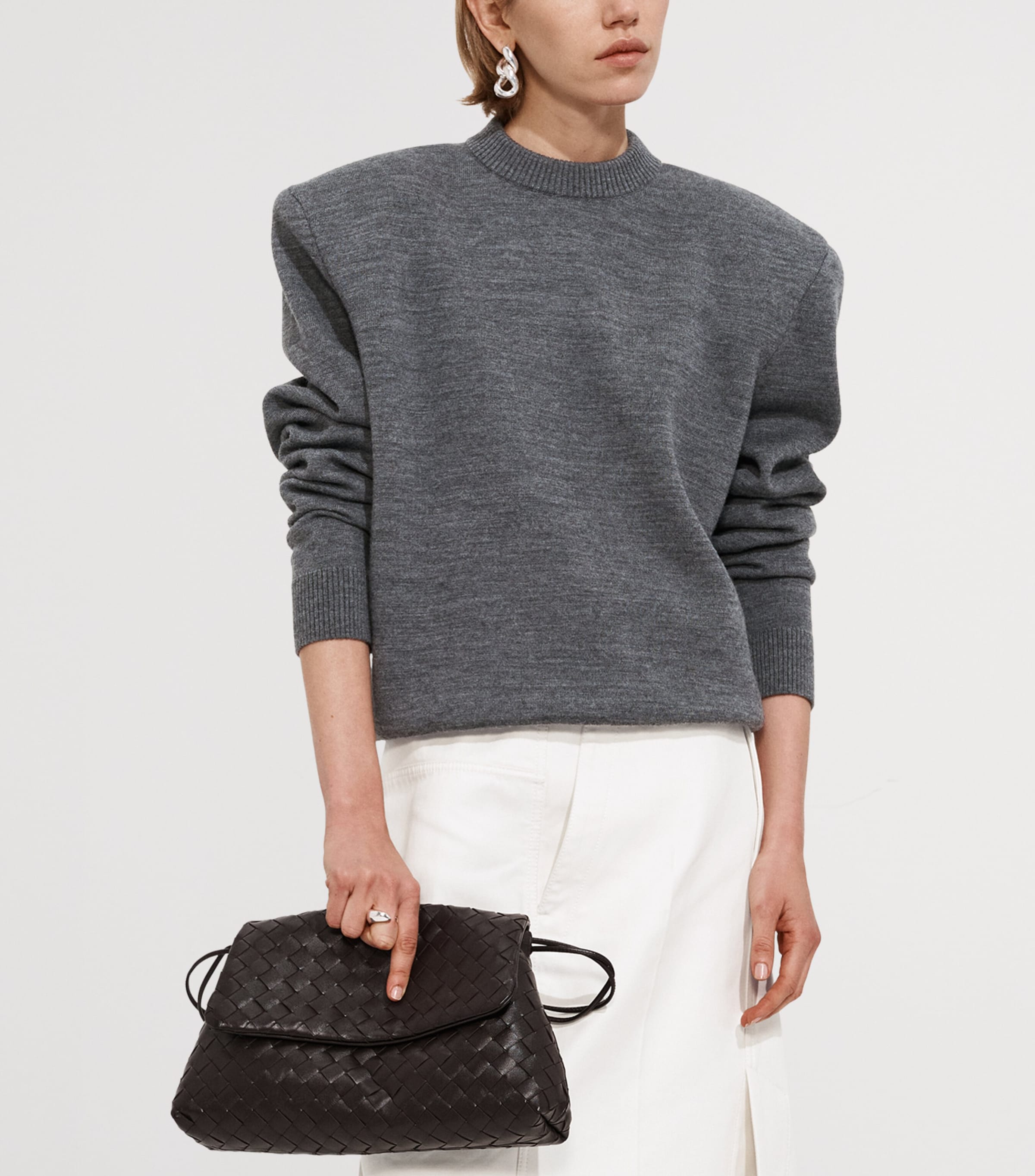 Bottega Veneta Leather Giorno Shoulder Bag Image 2