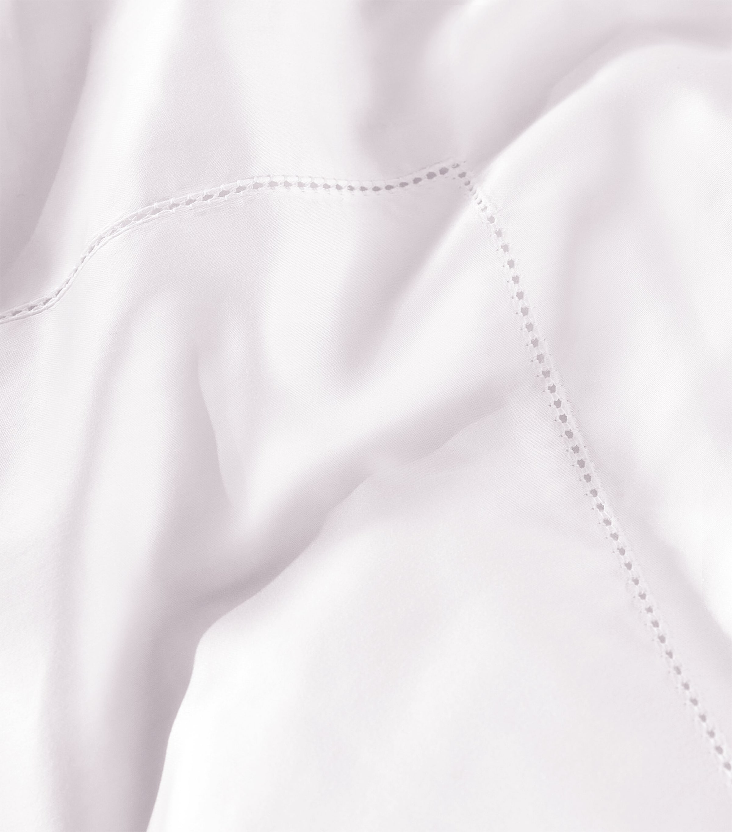 Barley Super King Flat Sheet (305cm x 320cm) WHITE Image 5