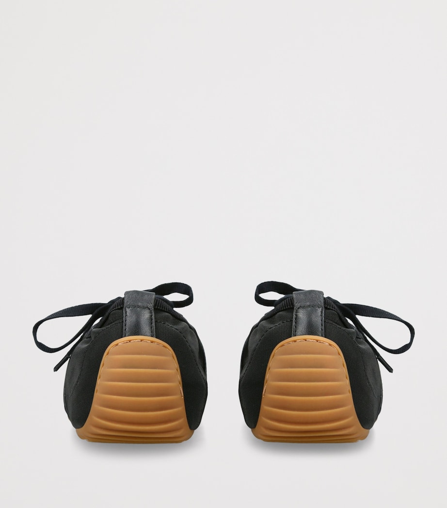 Slim Woven Sneakers BLACK Image 2