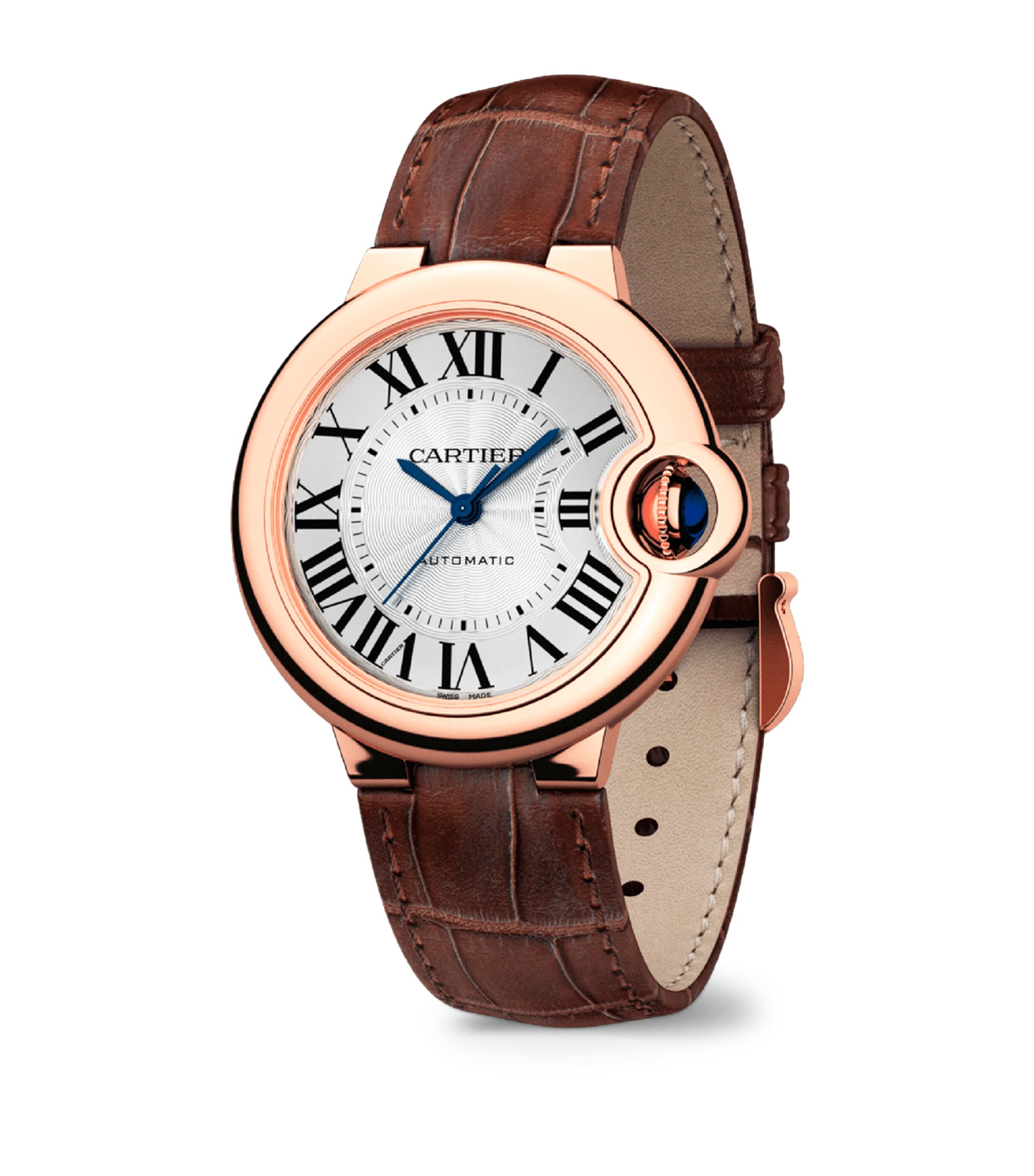 Cartier Rose Gold Ballon Bleu de Cartier Watch 33mm Grey Image 10