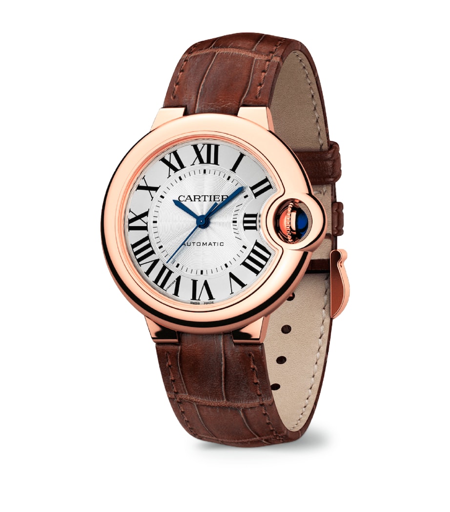Cartier Rose Gold Ballon Bleu de Cartier Watch 33mm Grey Image 10