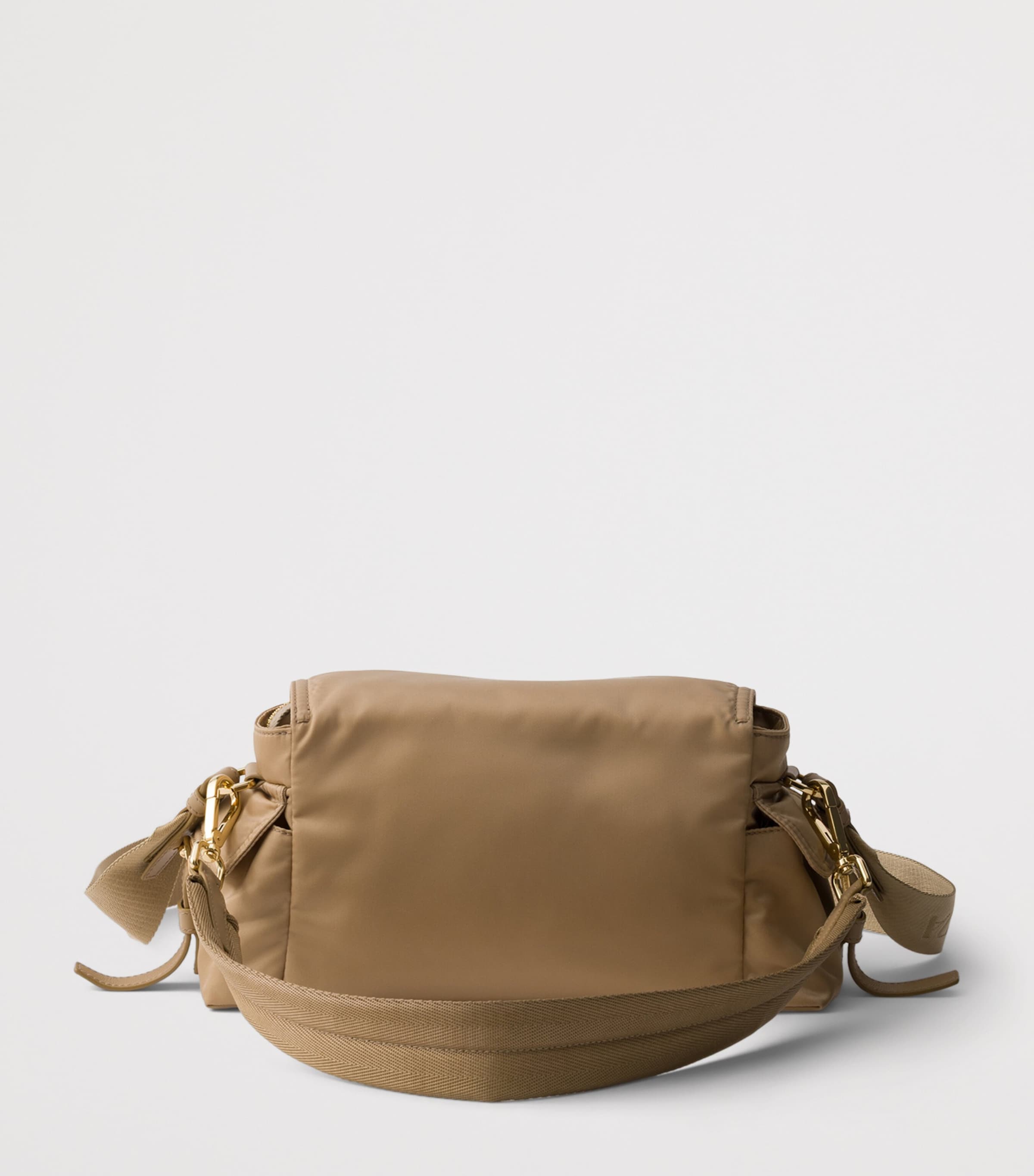 Prada Medium Re-Nylon Shoulder Bag Brown Image 3