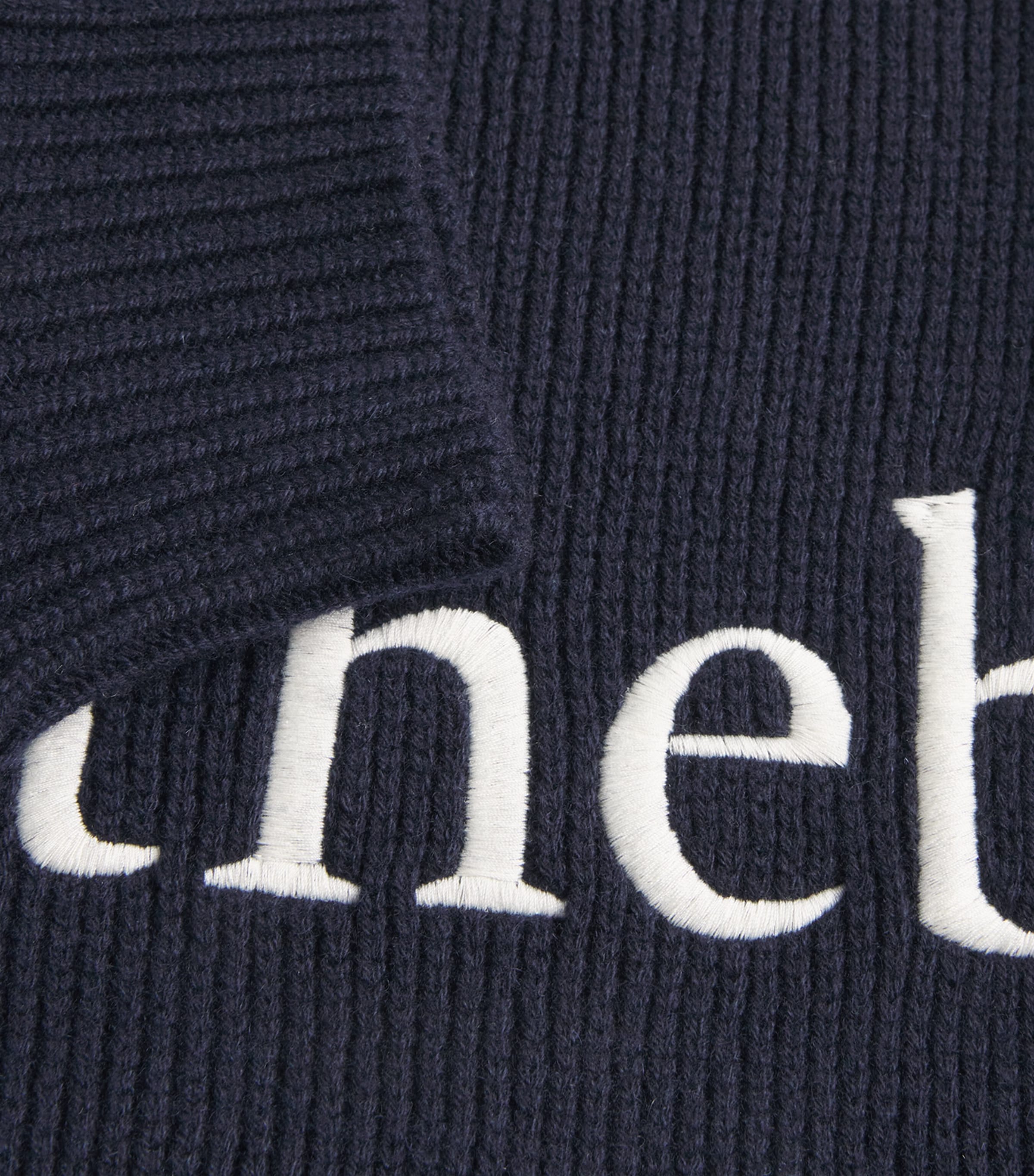 x Sotheby's Cashmere Sweater NAVY Image 5