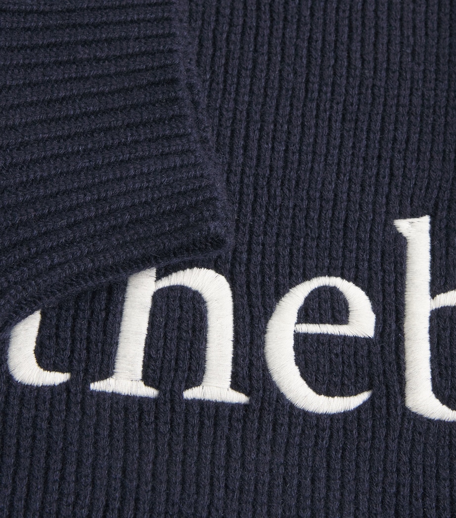 x Sotheby's Cashmere Sweater NAVY Image 5