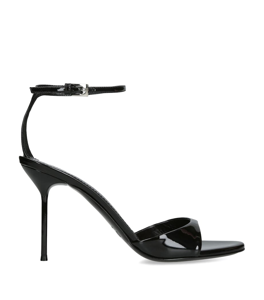 Patent Leather Lidia Heeled Sandals 90 BLACK Image 1