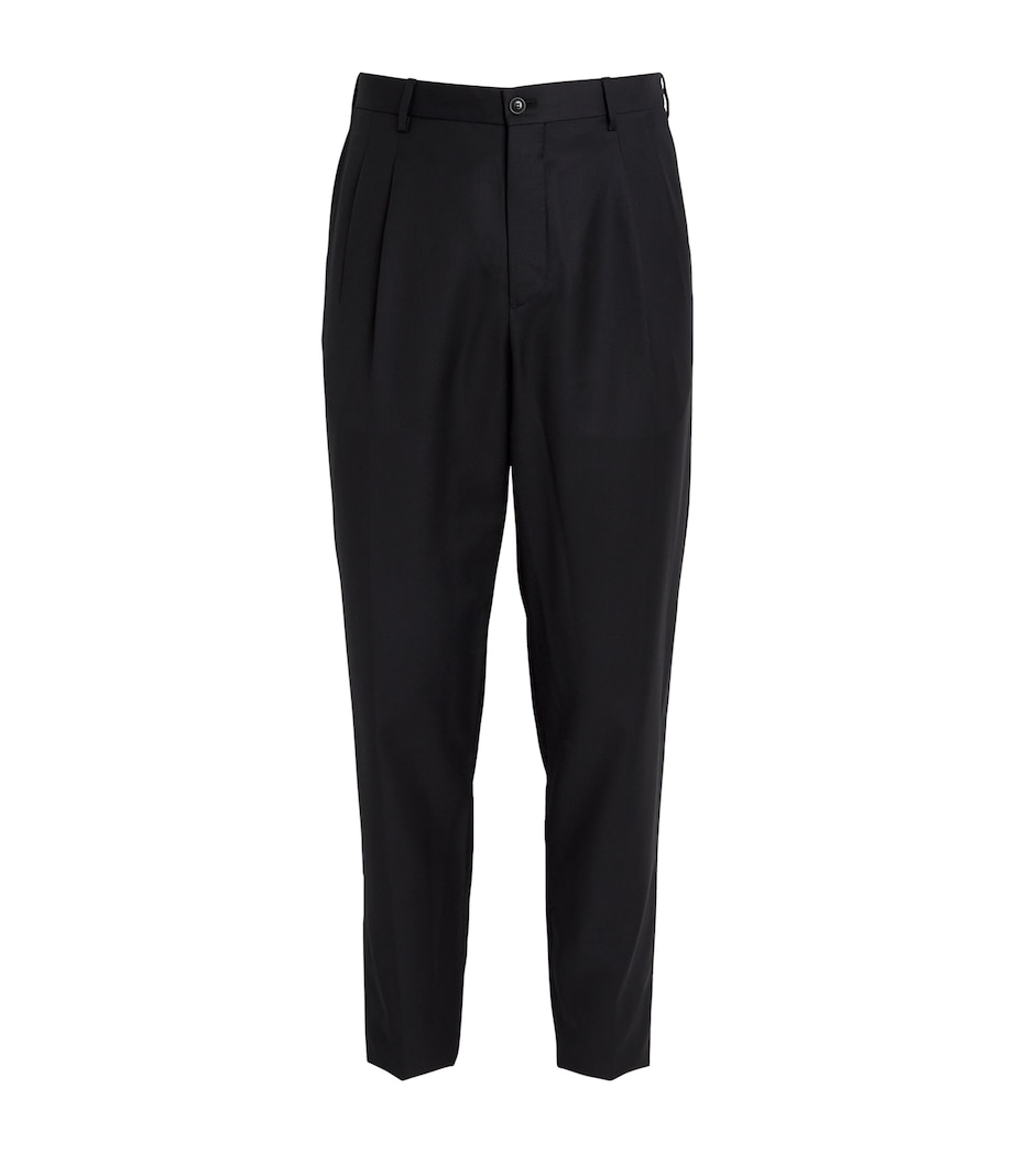Virgin Wool Tailored Trousers UBUV Image 1