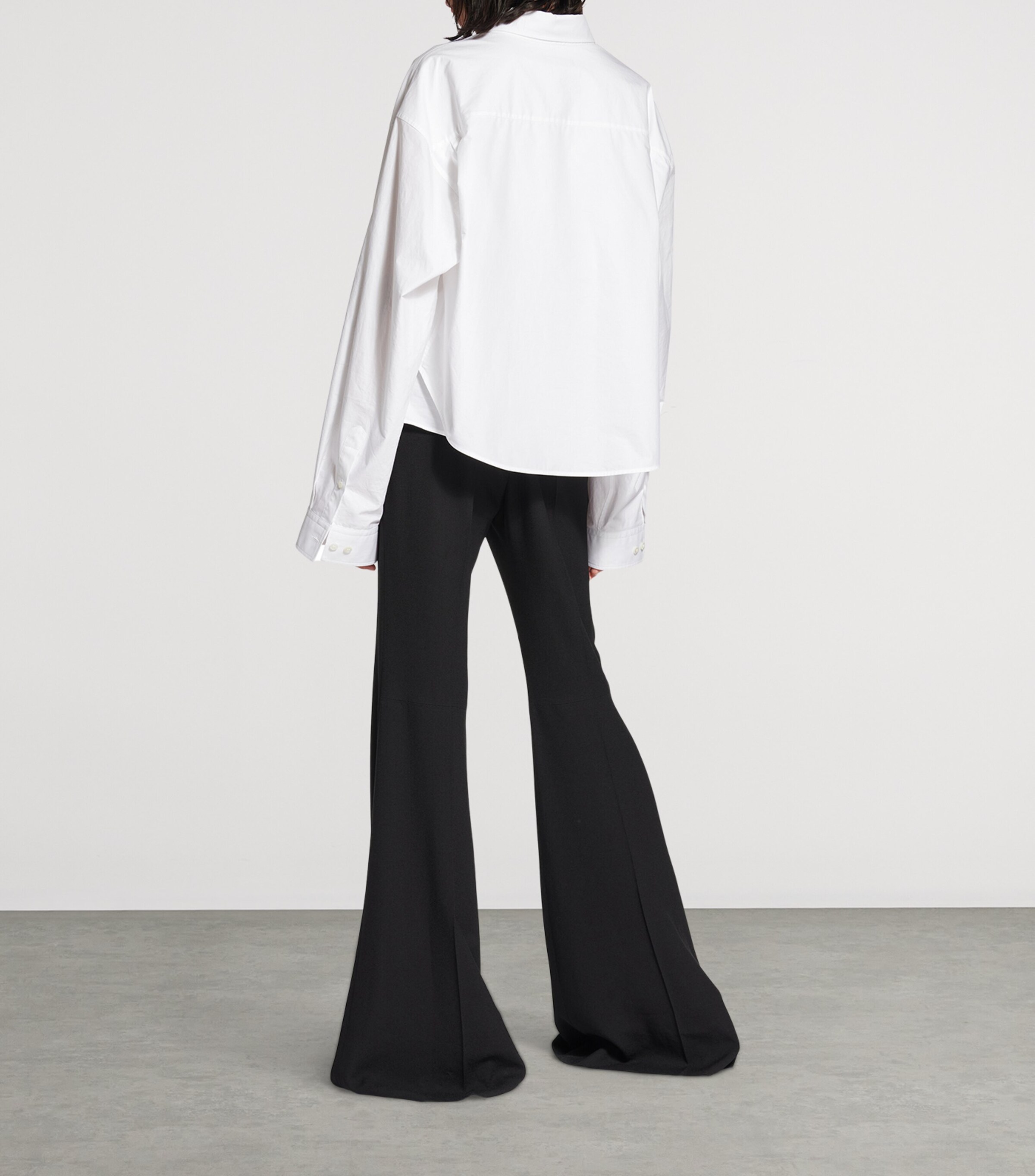 Balenciaga Womens Cotton Semi-Fitted Shirt Image 5