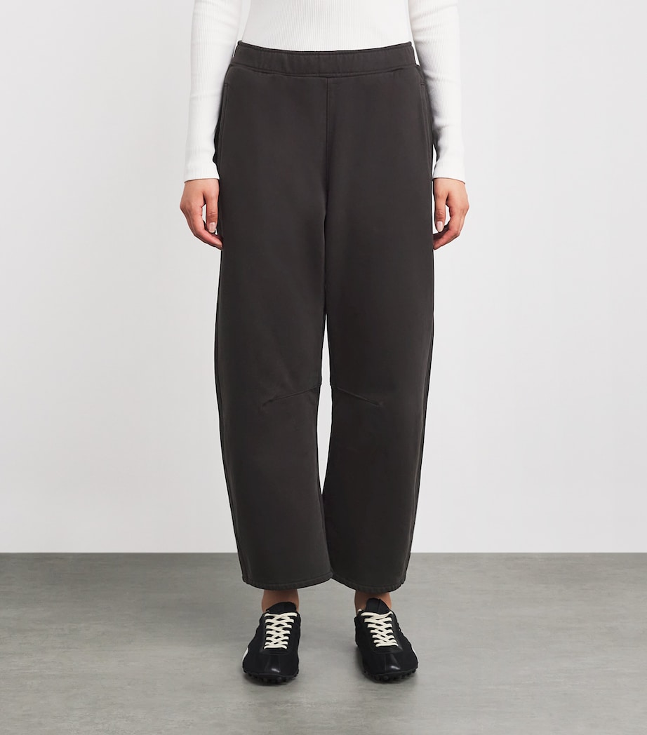 Cotton Miro Barrel Sweatpants CHOCOLATE Image 3