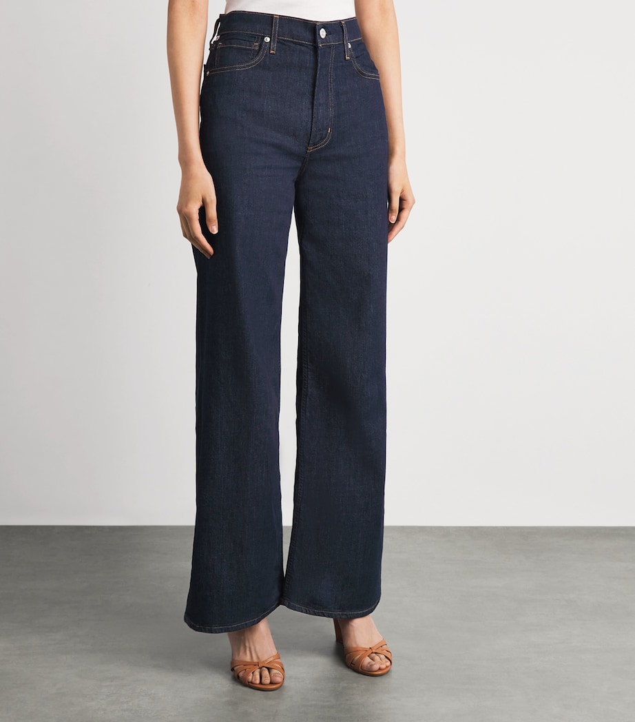 Citizens of Humanity Lyra Wide-Leg Jeans Soft Rinse Image 4