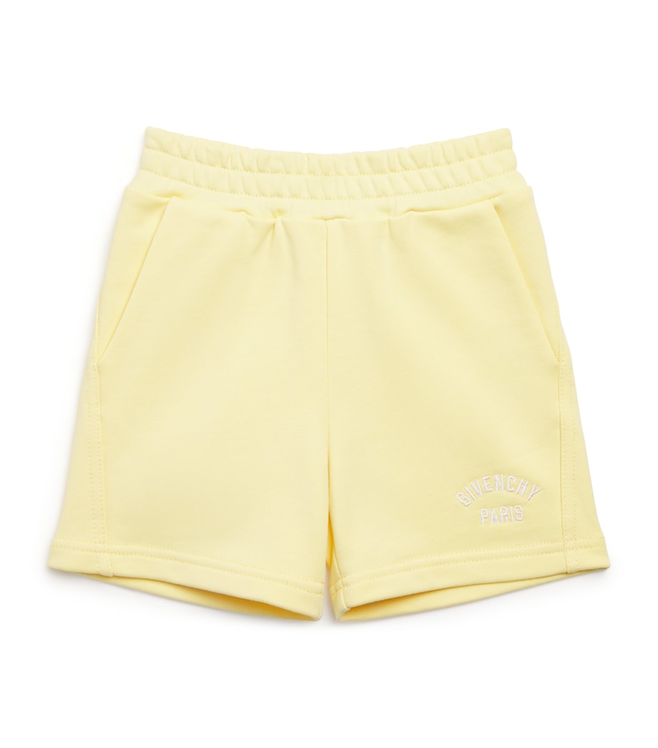Givenchy Kids Cotton Logo Sweat Shorts (9 Months) Image 1