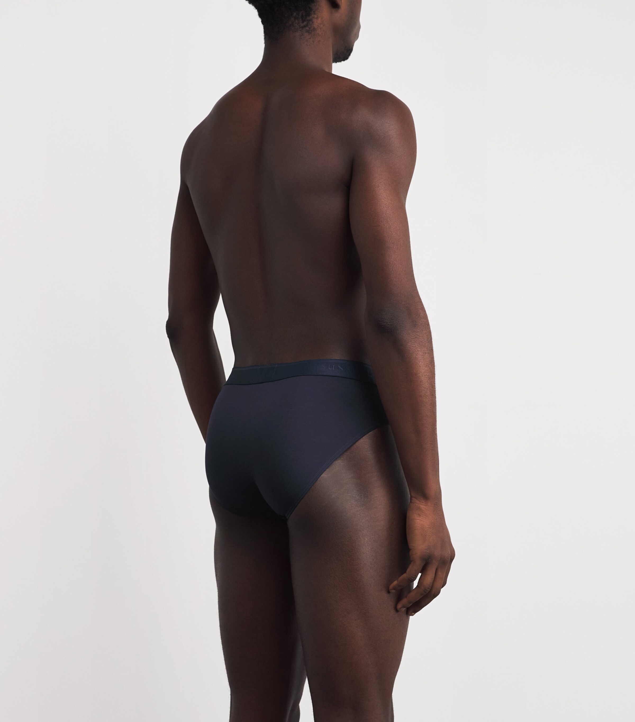 Tencel-Blend Stretch Briefs BUAA - NAVY Image 3