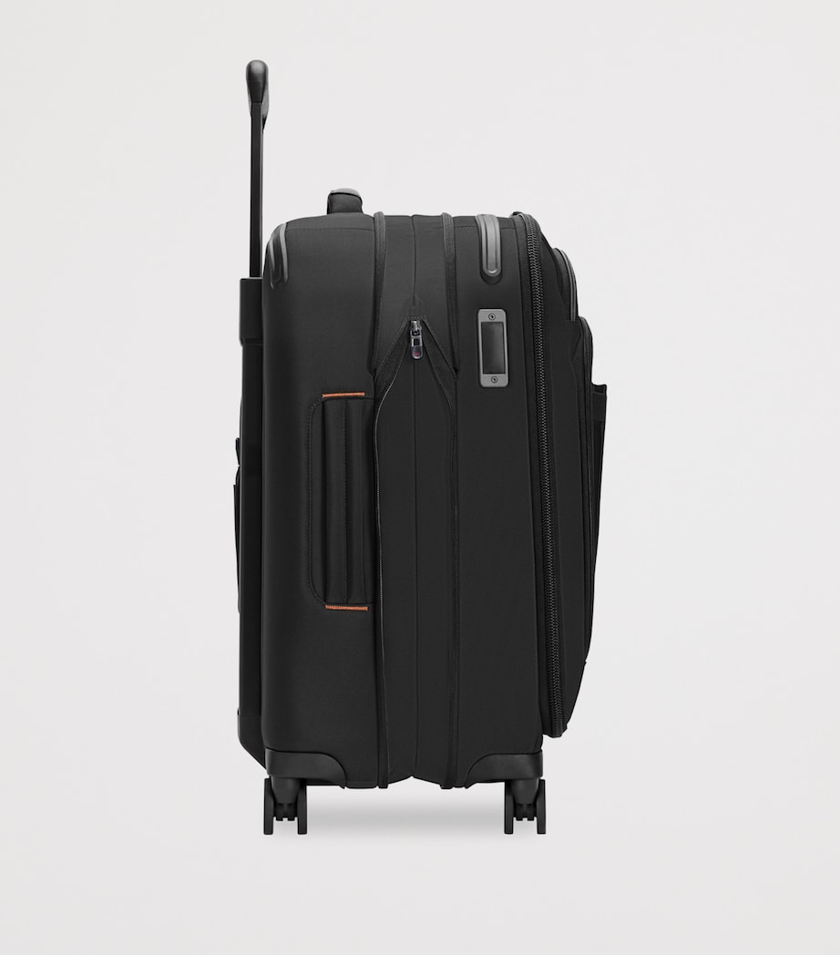 ZDX Essential Carry-On Spinner Suitcase (56cm) BLACK Image 11