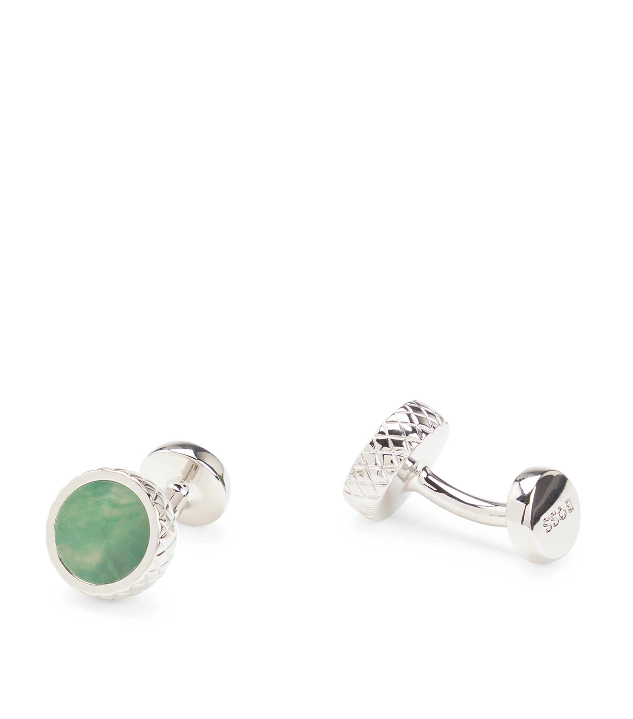 Jade-Insert Cufflinks 300 Image 1