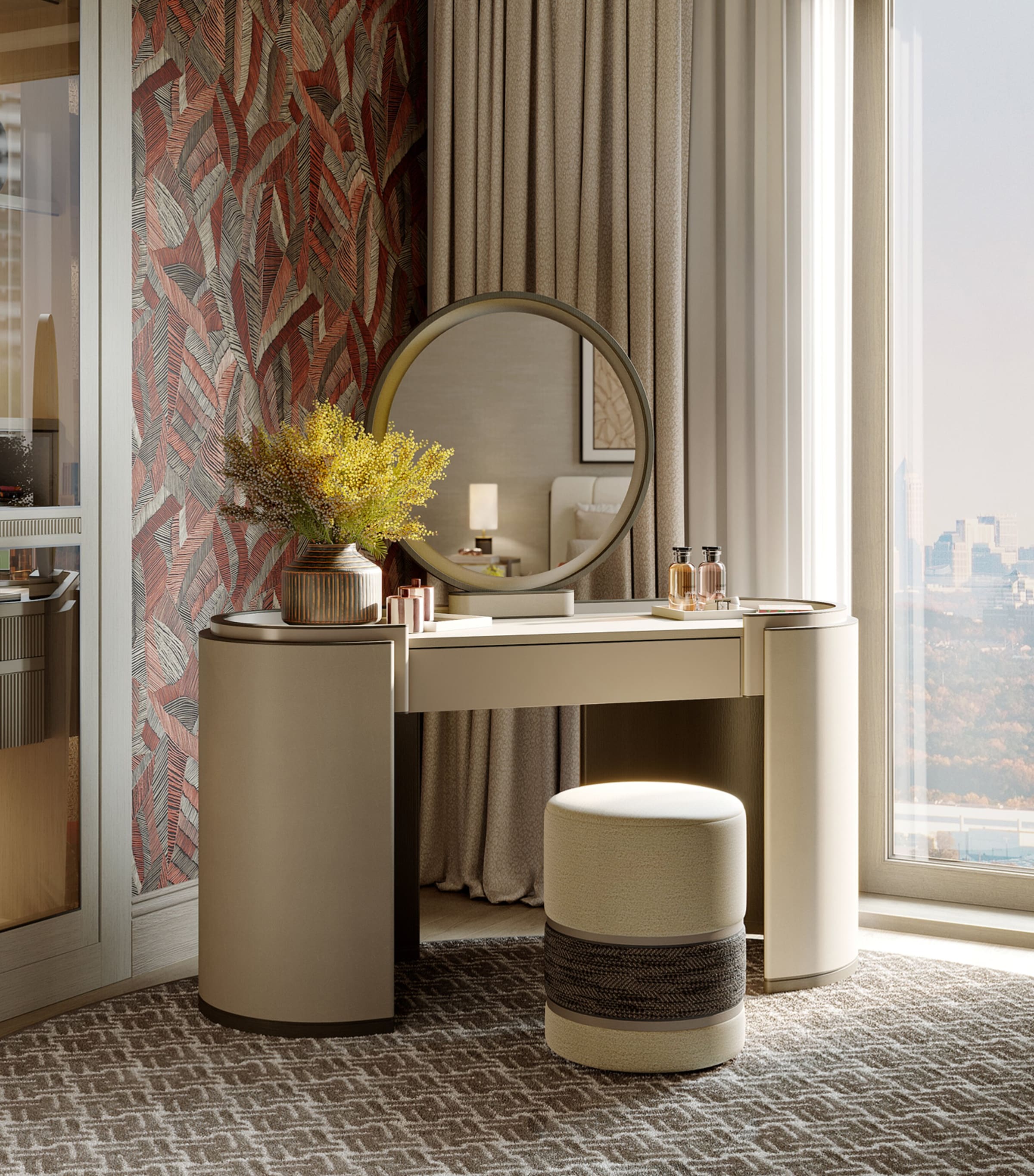 Frato Niseko Dressing Table Grey Image 2