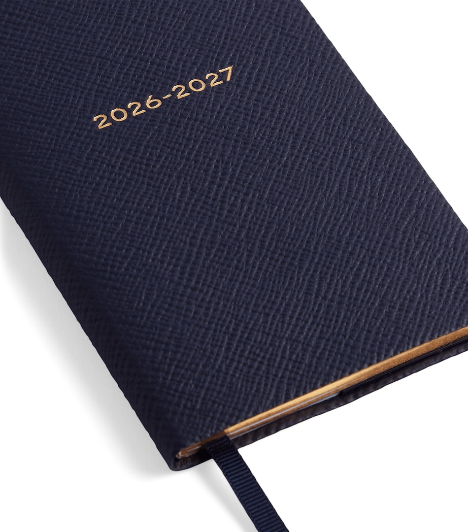 Smythson Leather Panama 2026/27 Diary Navy Image 5
