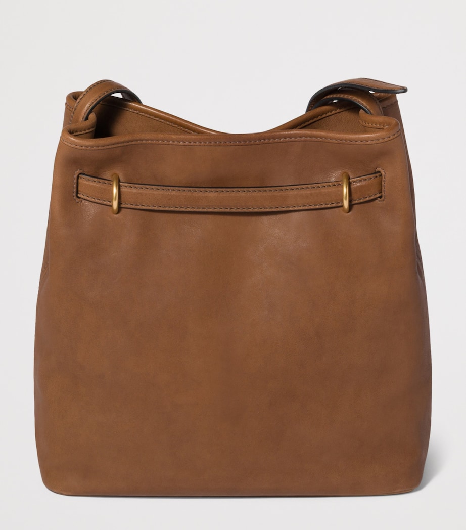 Miu Miu Womens Nappa Leather Aventure Bucket Bag Image 4