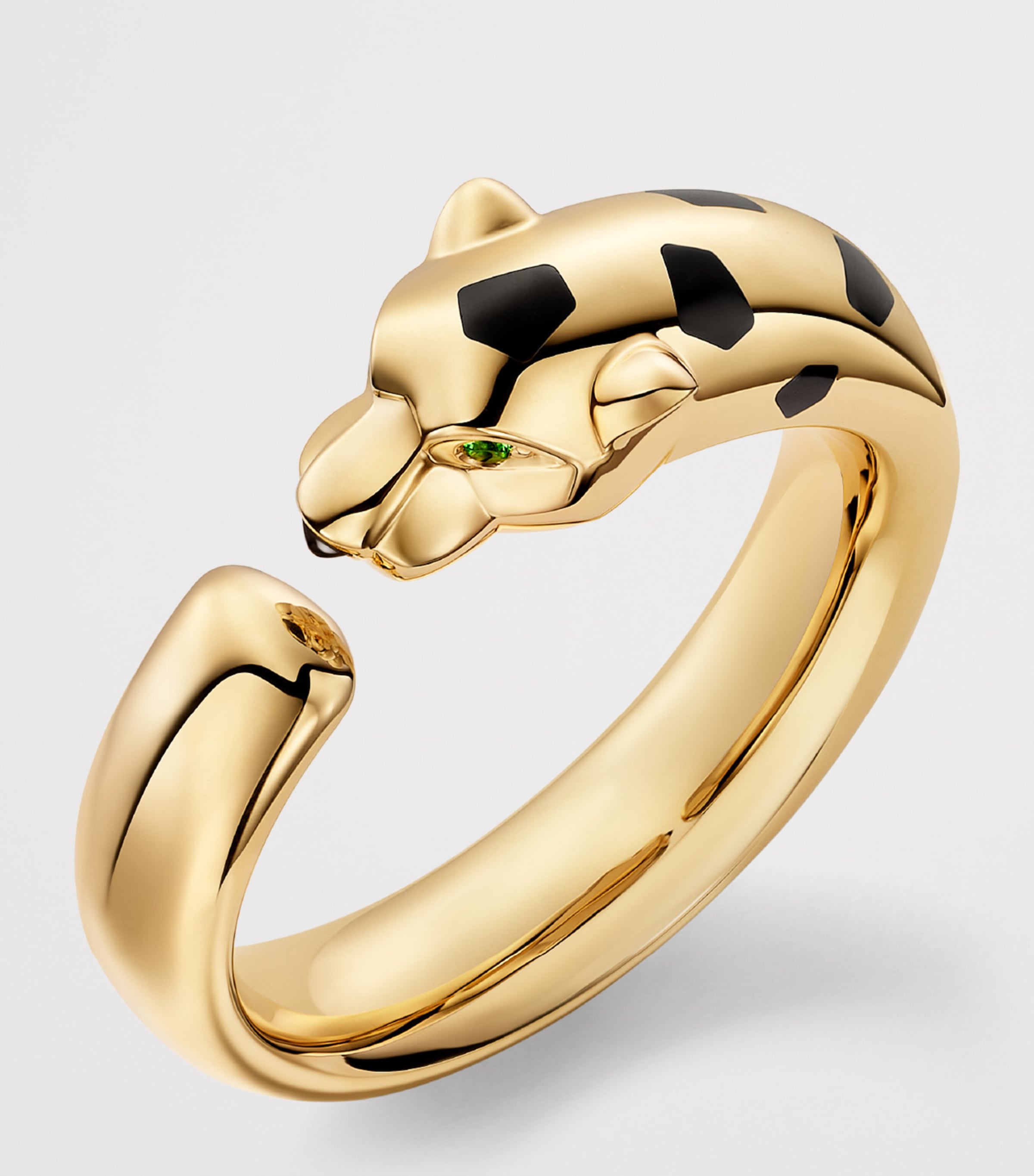 Cartier Yellow Gold, Tsavorite and Onyx Panthère de Cartier Ring Yellow Gold Image 5