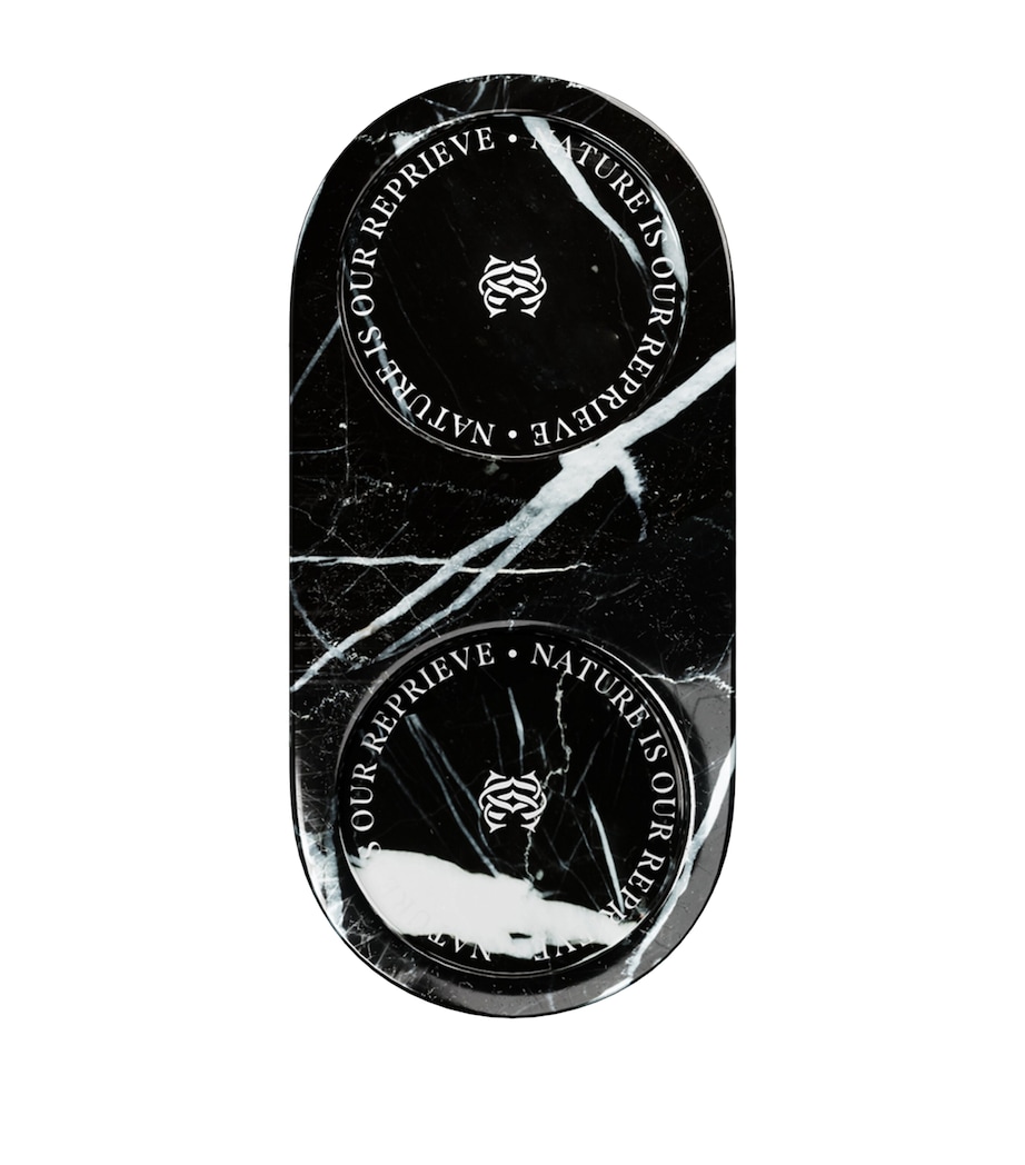 Marble Double Tray NO COLOUR Image 1