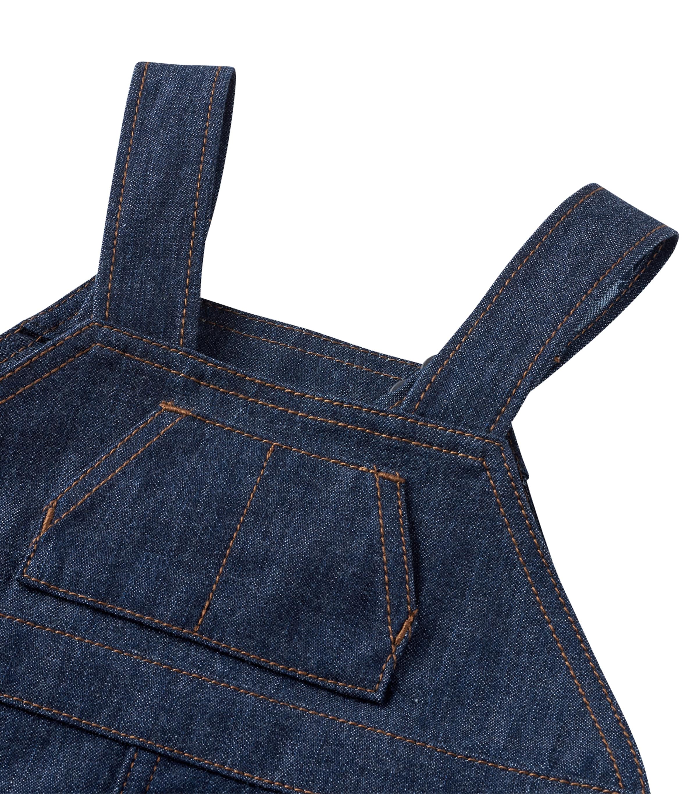Denim Dungaree Dress (2-4 Years) 33 Image 2