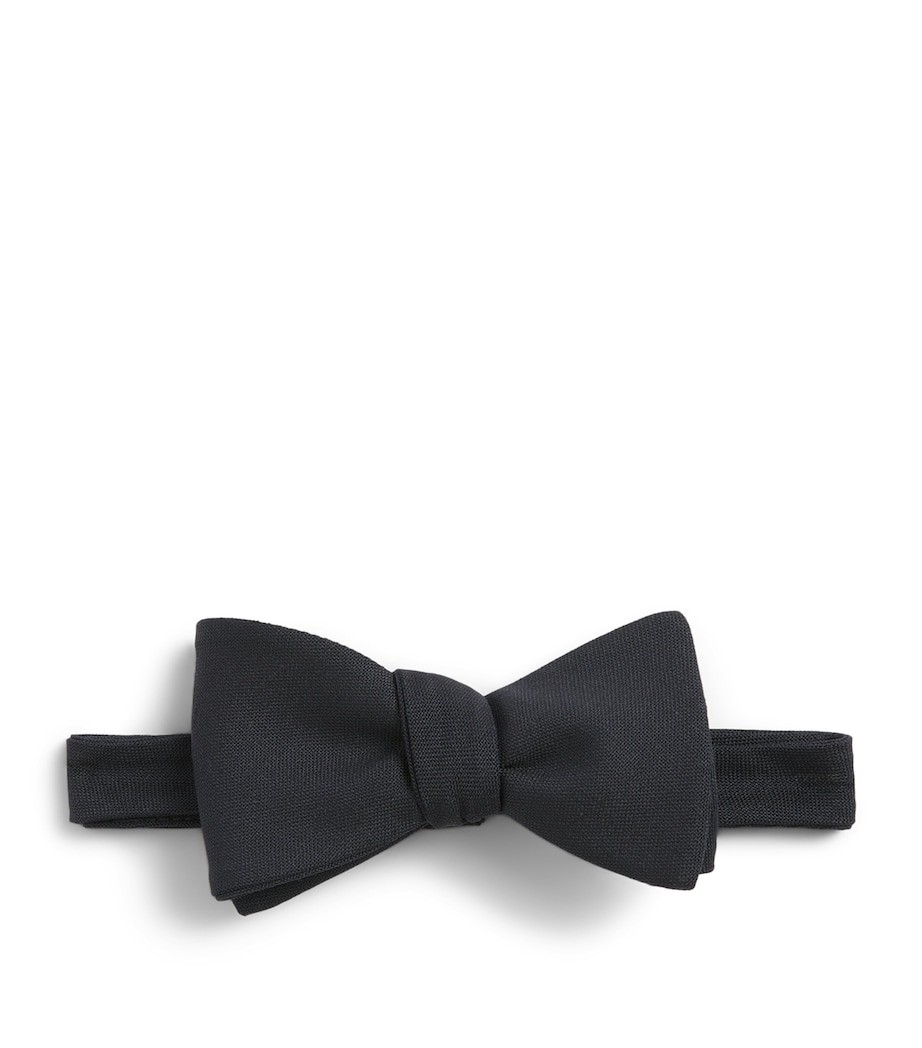 Il Gufo Wool Bow Tie Deep Blue Image 1