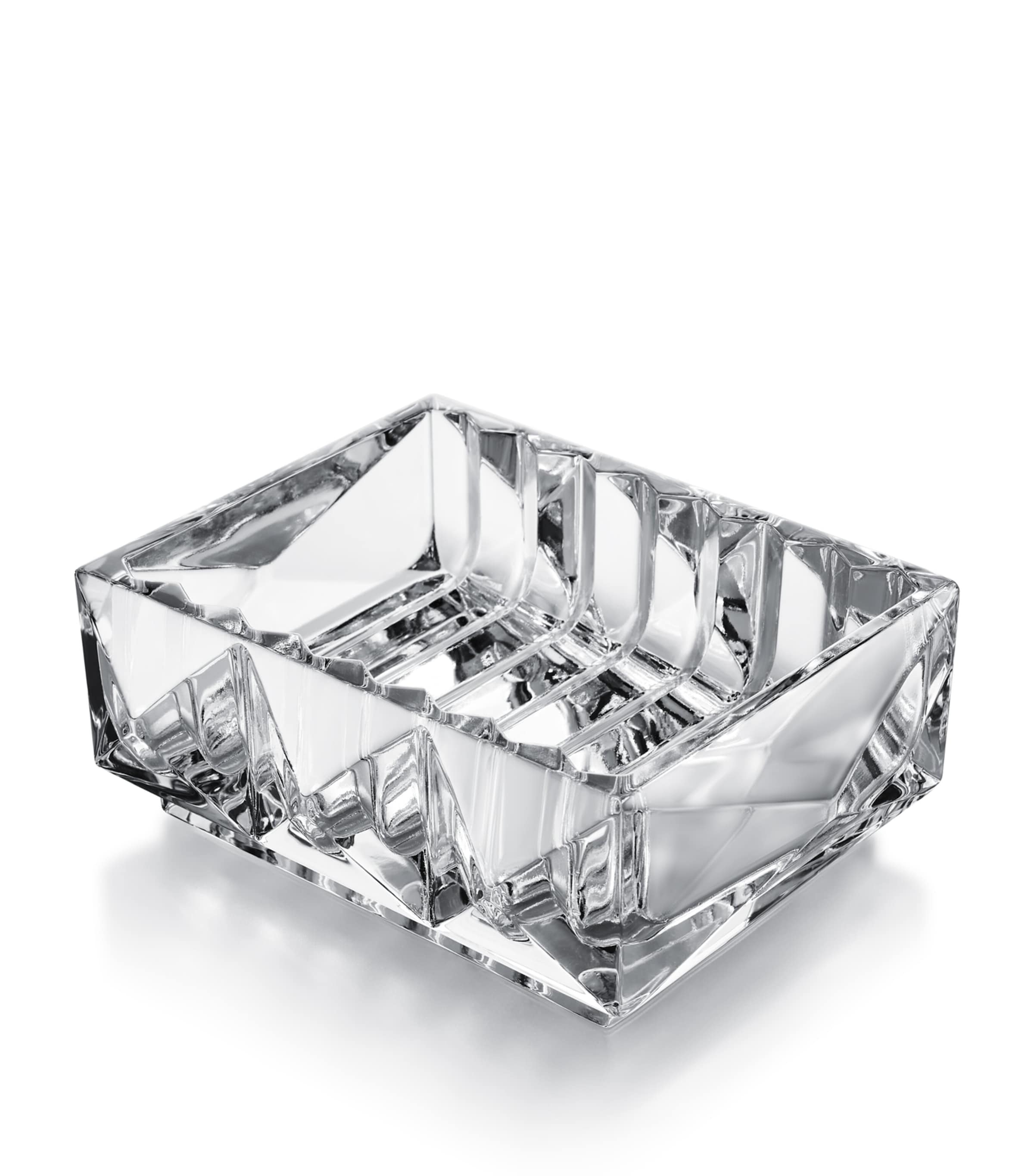 Baccarat Louxor Lead Crystal Catchall In Clear