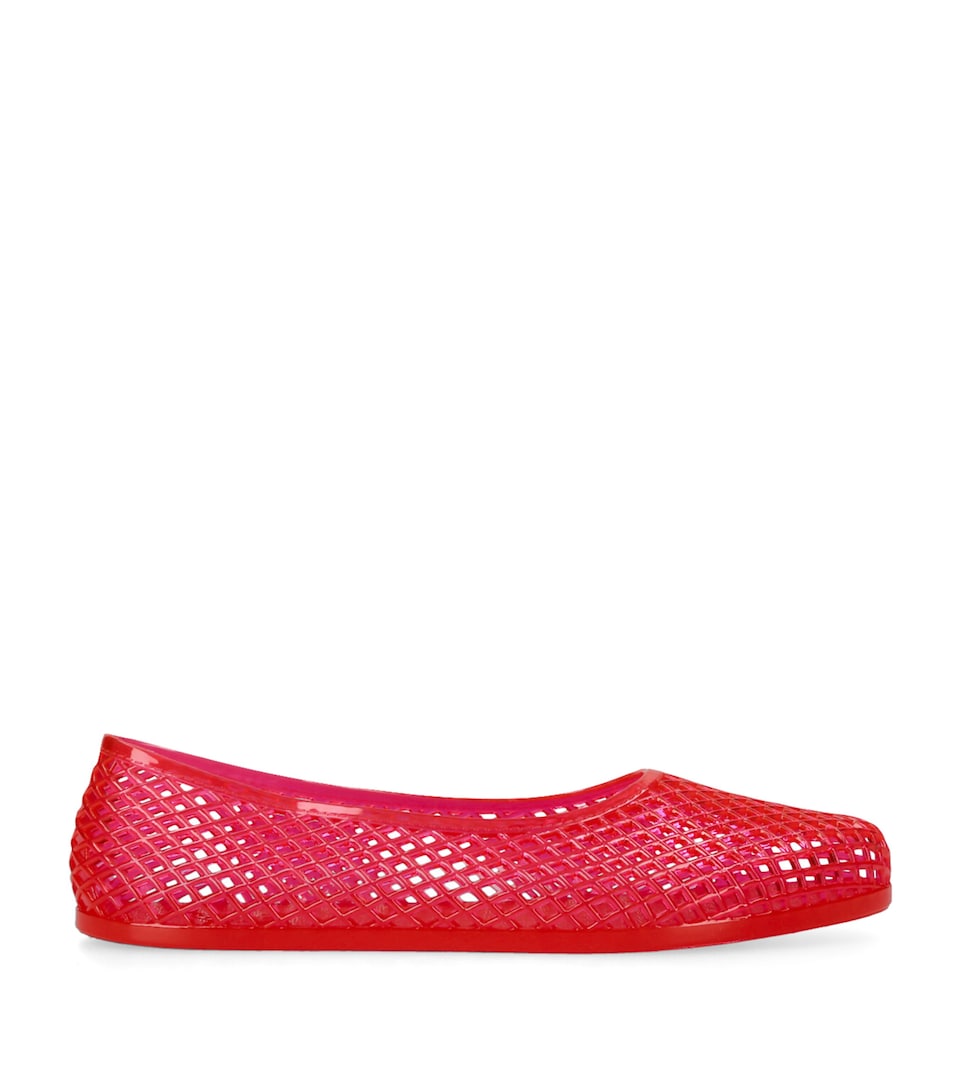 Ancient Greek Sandals Jelly Iro Ballet Flats Red