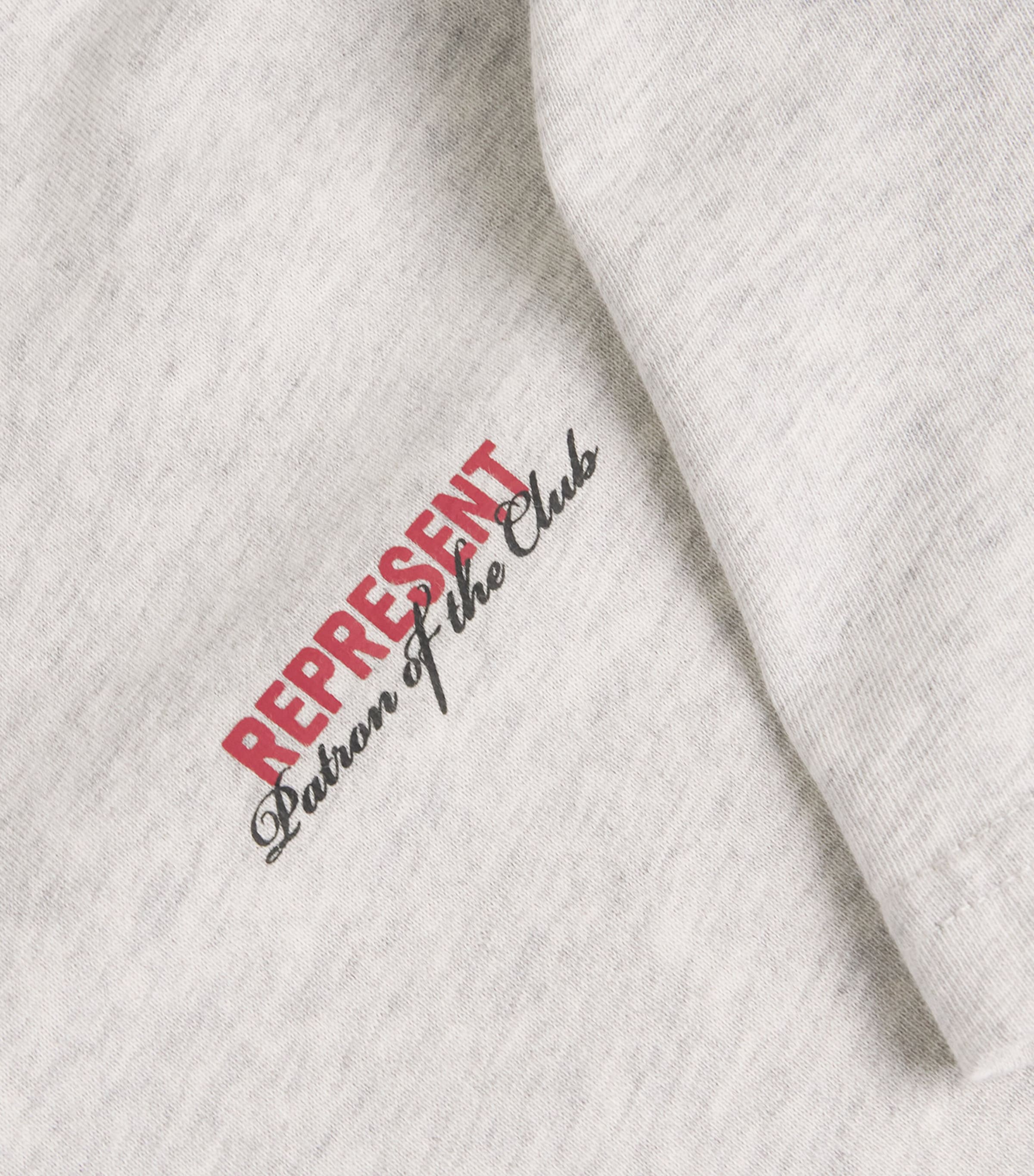 Cotton Patron Of The Club T-Shirt CREAM MARL Image 5