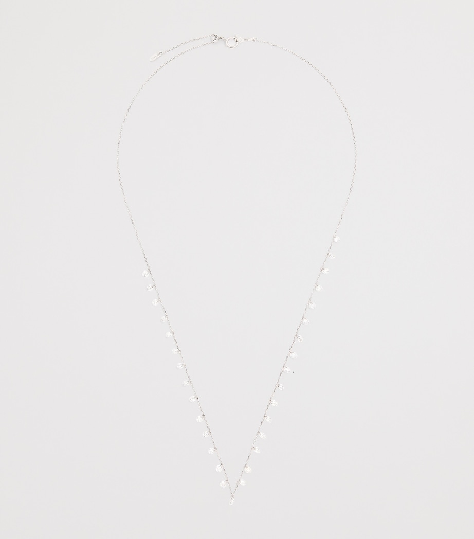 White Gold and Diamond 31-Stone Danaé Chain Necklace WHITE GOLD Image 3