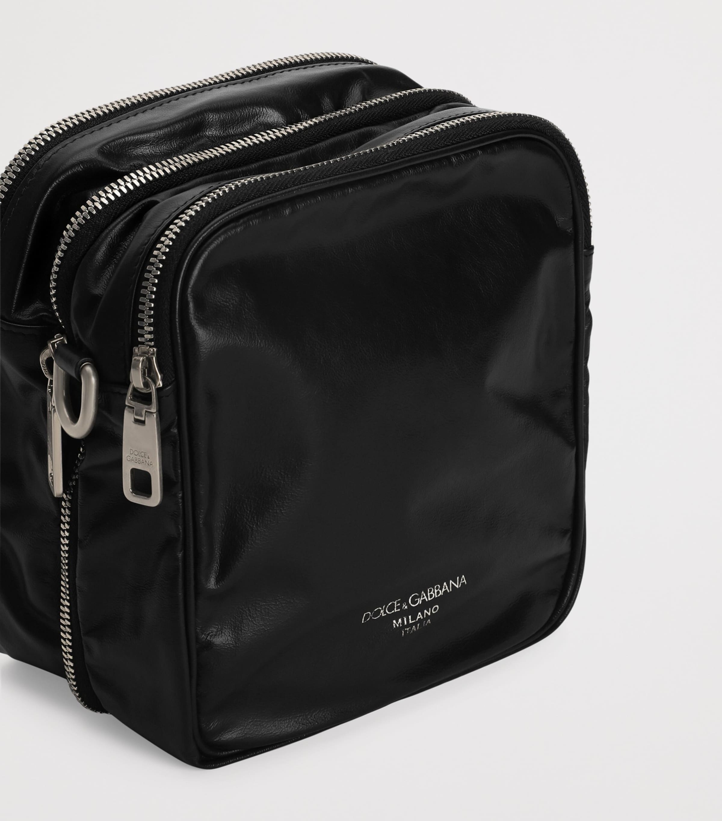 Dolce&Gabbana Patent Leather Cross-Body Bag Black Image 12