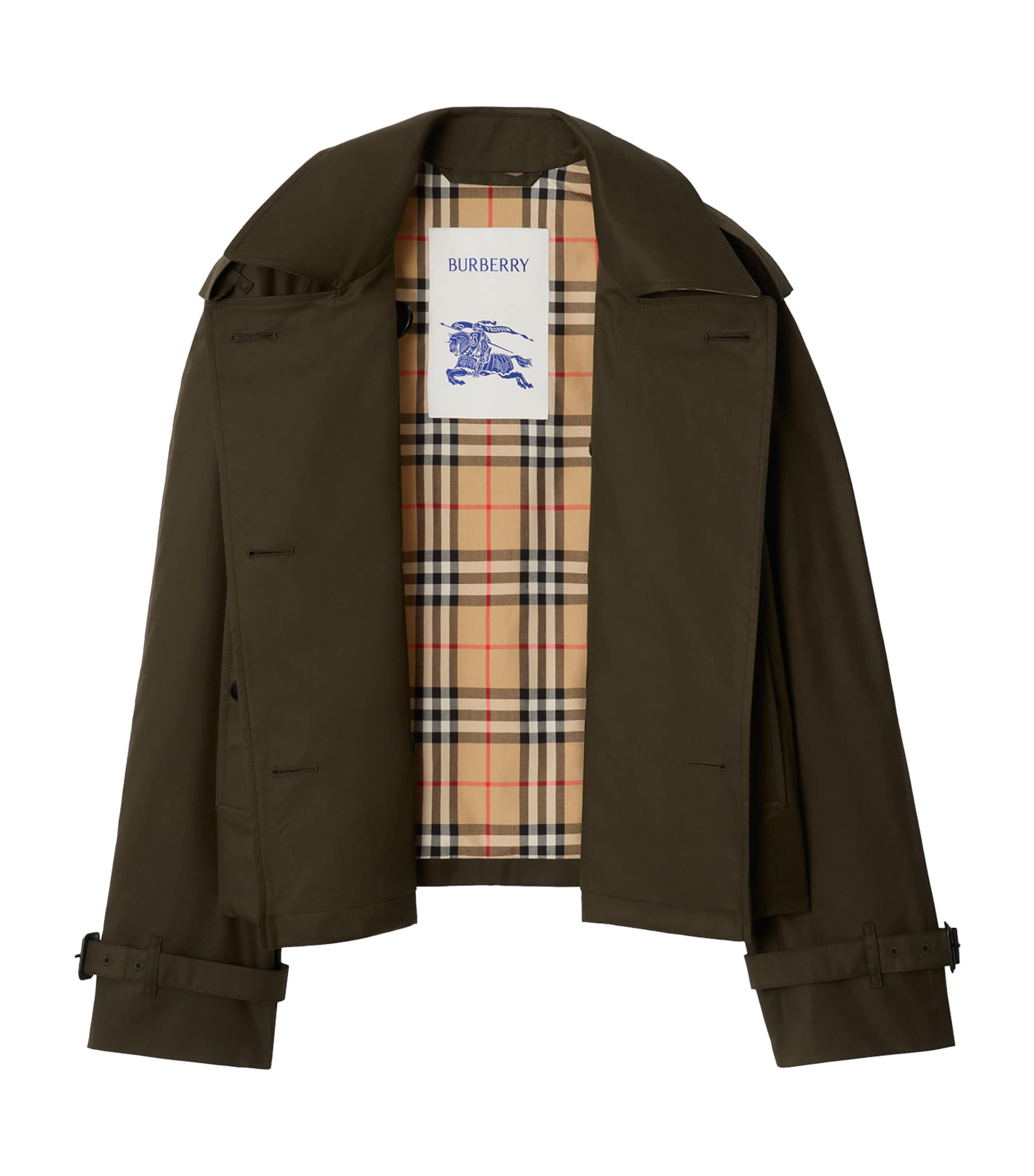 Tropical Gabardine Trench Jacket JUNIPER Image 5