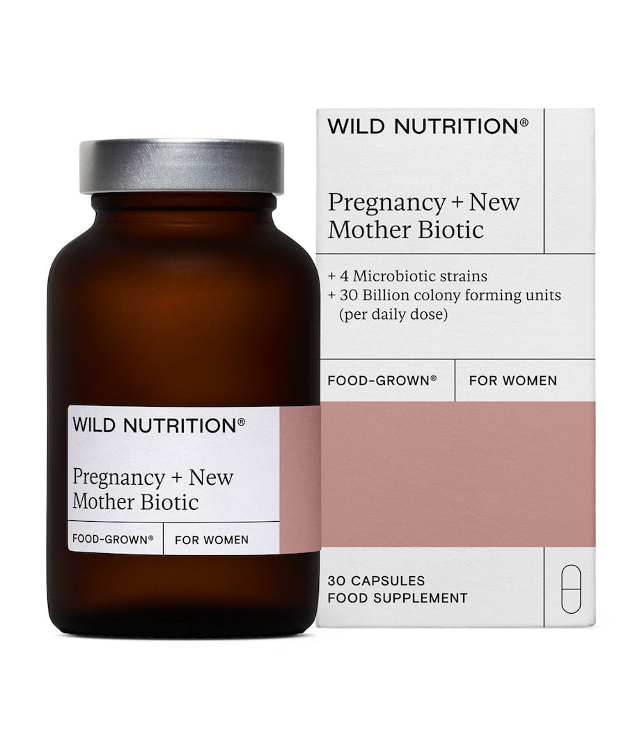 Wild Nutrition Food-Grown Pregnancy + New Mother Biotic (30 Capsules) Image 1