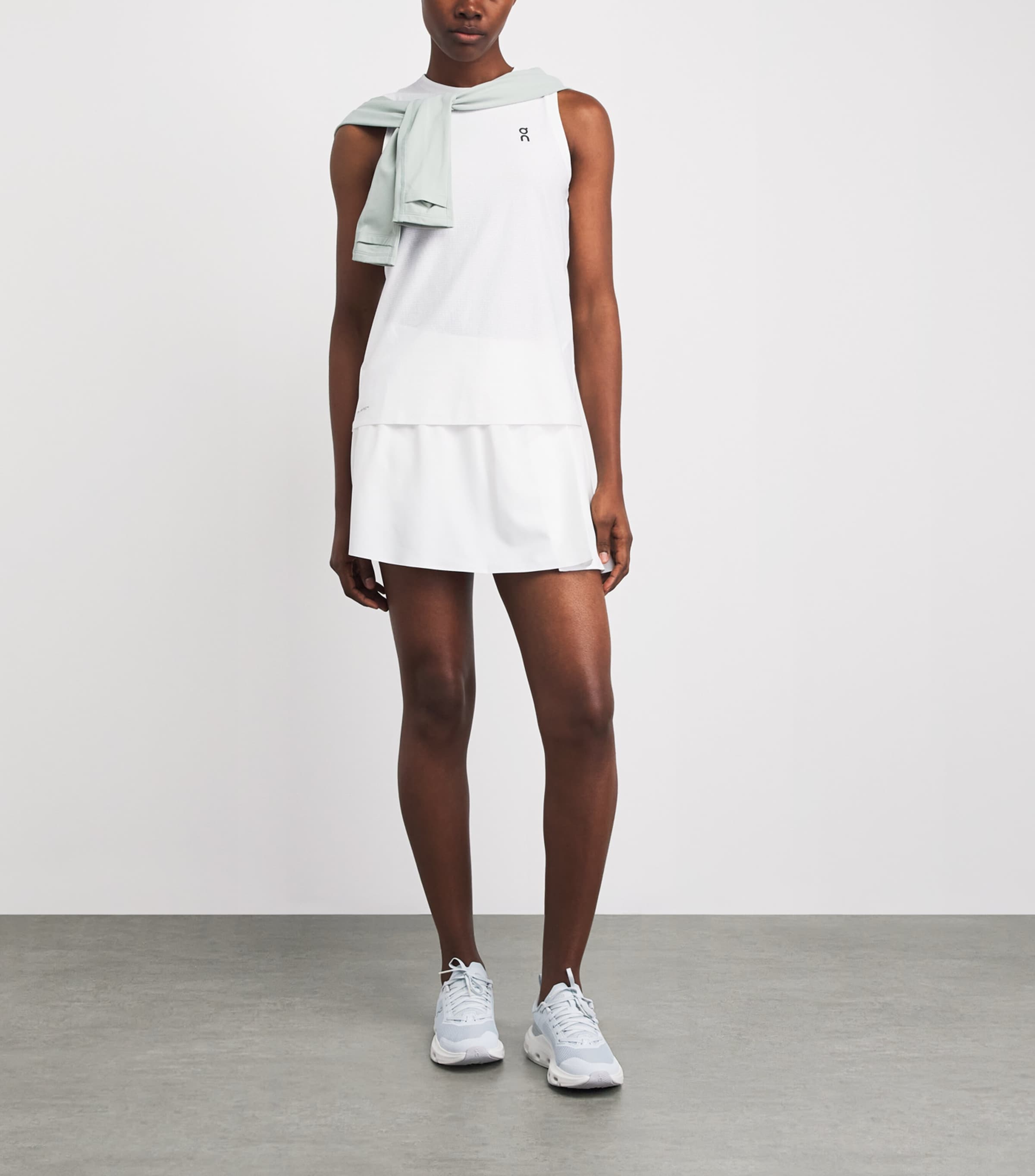 On Womens Court Tank Top White Image 2