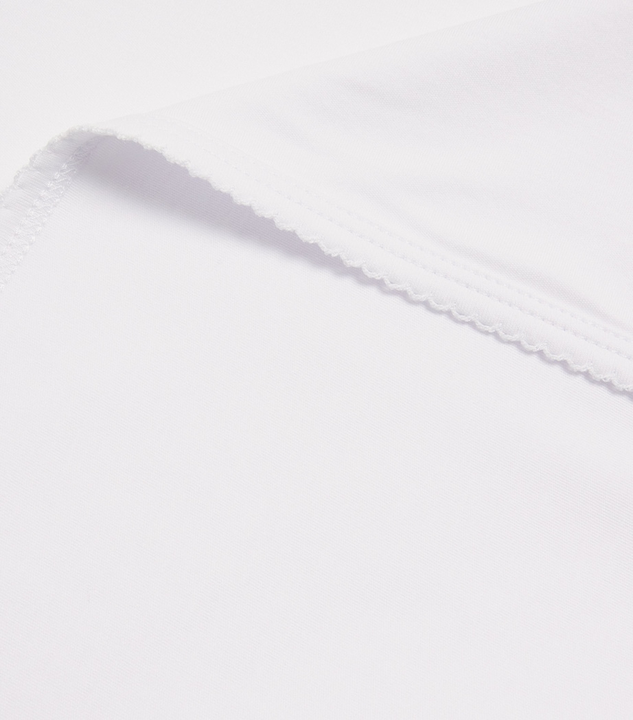 Kissy Kissy Pima Cotton Blanket (72.5cm x 66cm) Wht/white Image 3