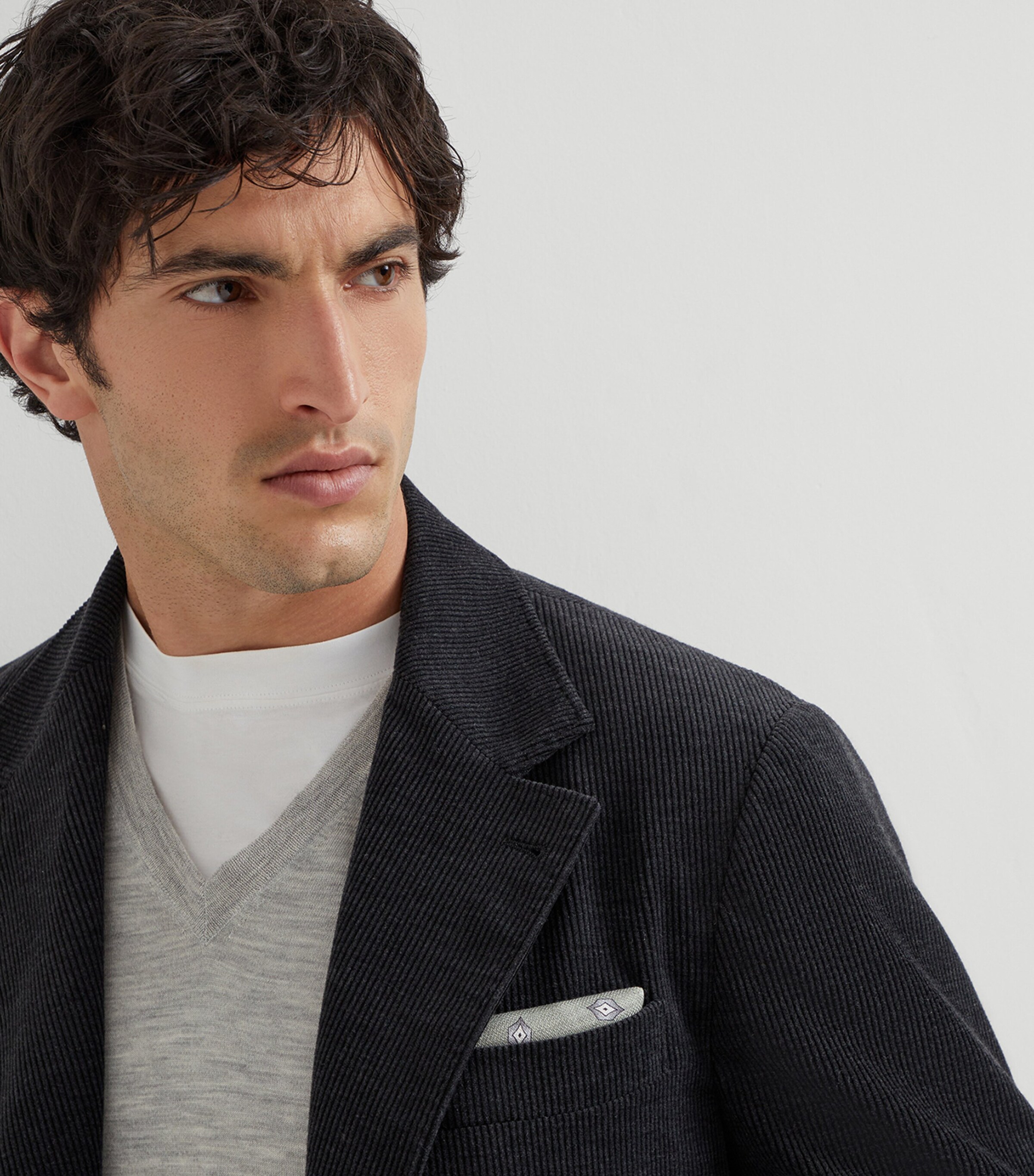 Silk Diamond Pocket Square C2455 Image 2