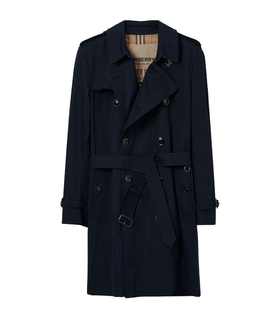 Mid-Length Kensington Heritage Trench Coat COAL BLUE Image 1