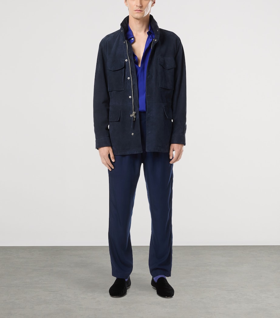 Suede Four-Pocket Jacket UCC Image 4