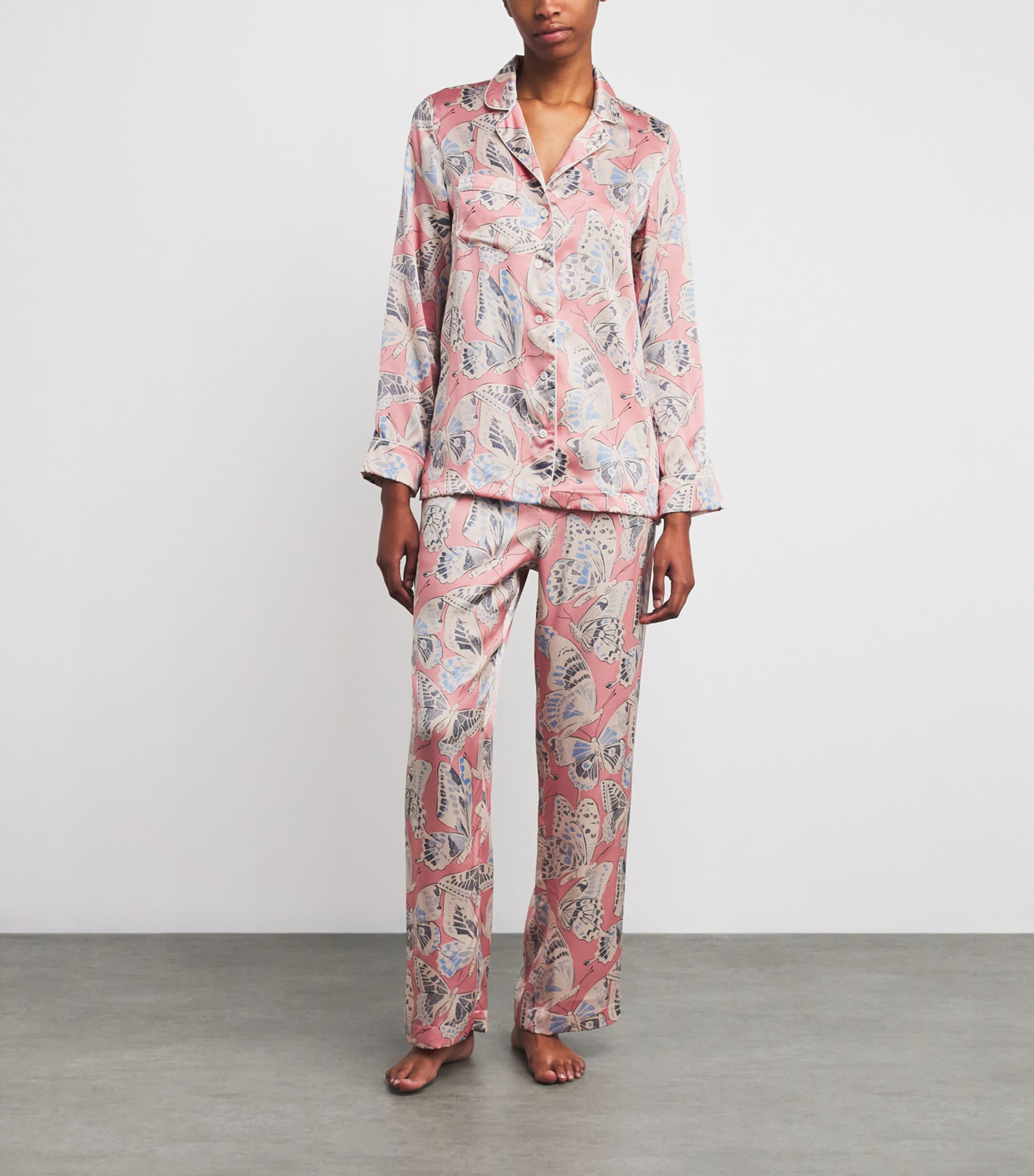 Silk Brindisi Pyjama Set PIN/PINK Image 2
