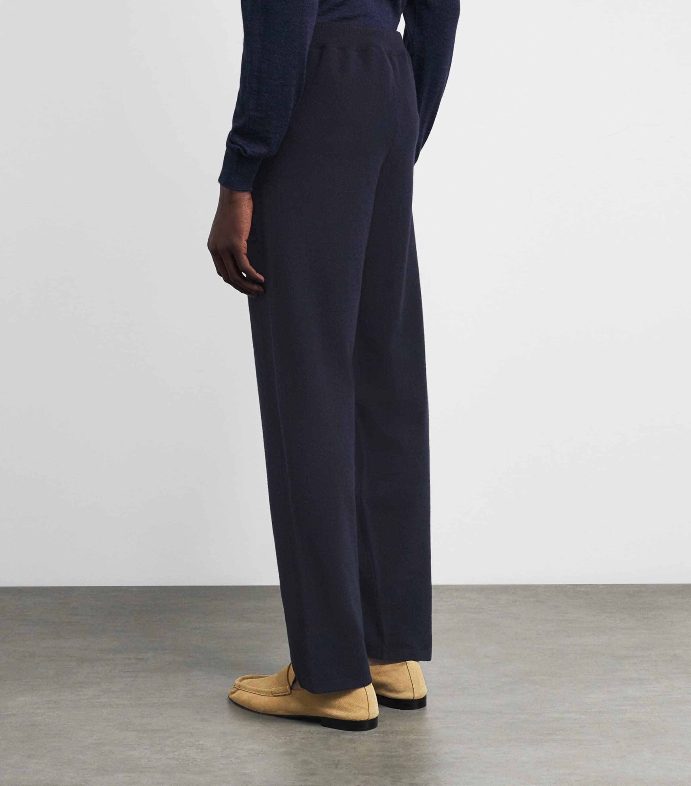 Cashmere Sweatpants JU1664 DARK NAVY Image 4