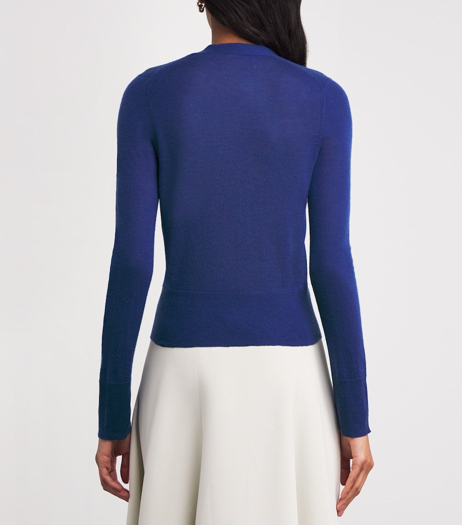 Cashmere Cashair Cardigan COBALT Image 4