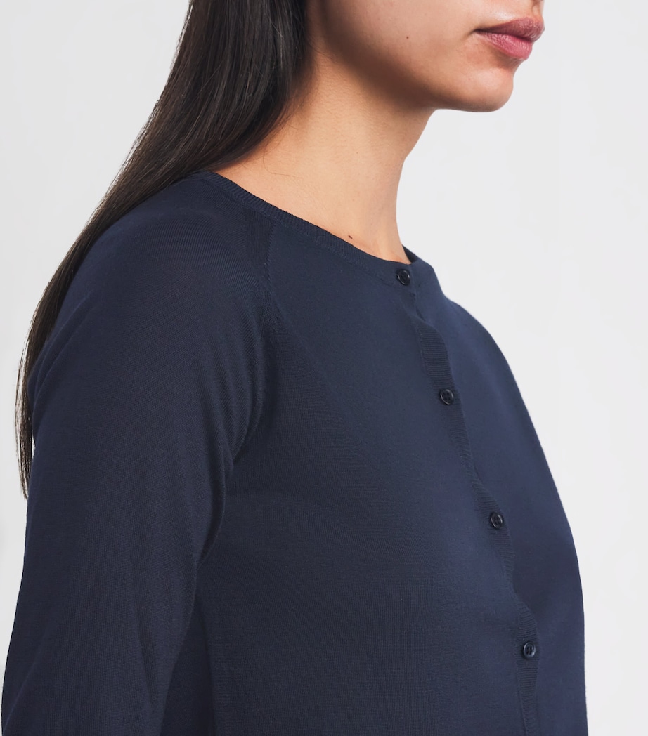 Virgin Wool Cardigan ULTRAMARINE Image 6