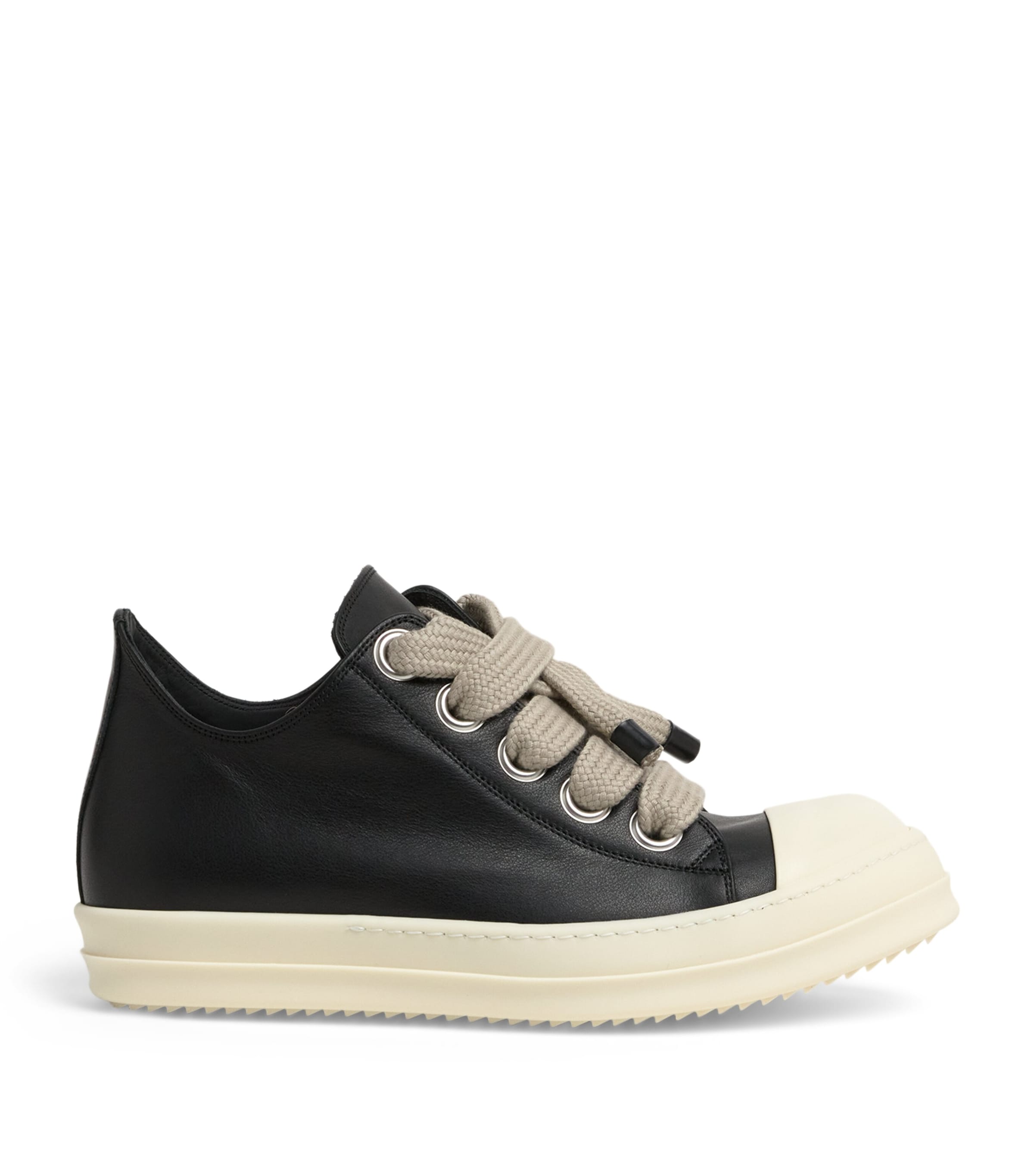 Leather Jumbo Low-Top Sneakers BLACK/MILK/MILK/ 911 Image 1