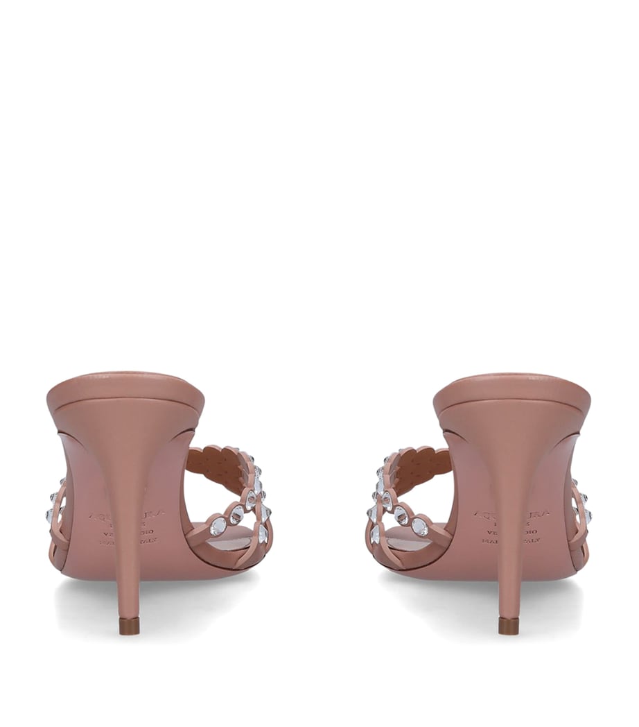 Embellished Tequila Mules 75 PALE PINK Image 3