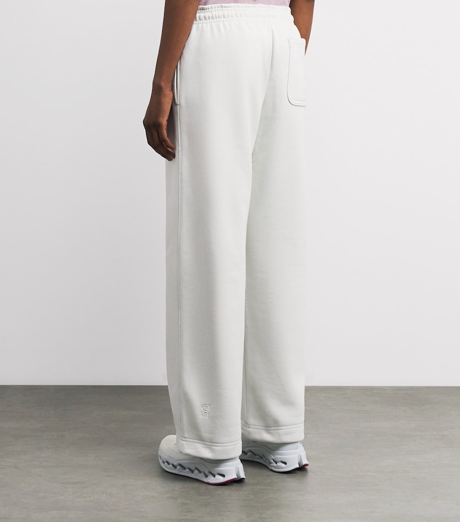 Cotton-Blend Club Sweatpants WHITE Image 4