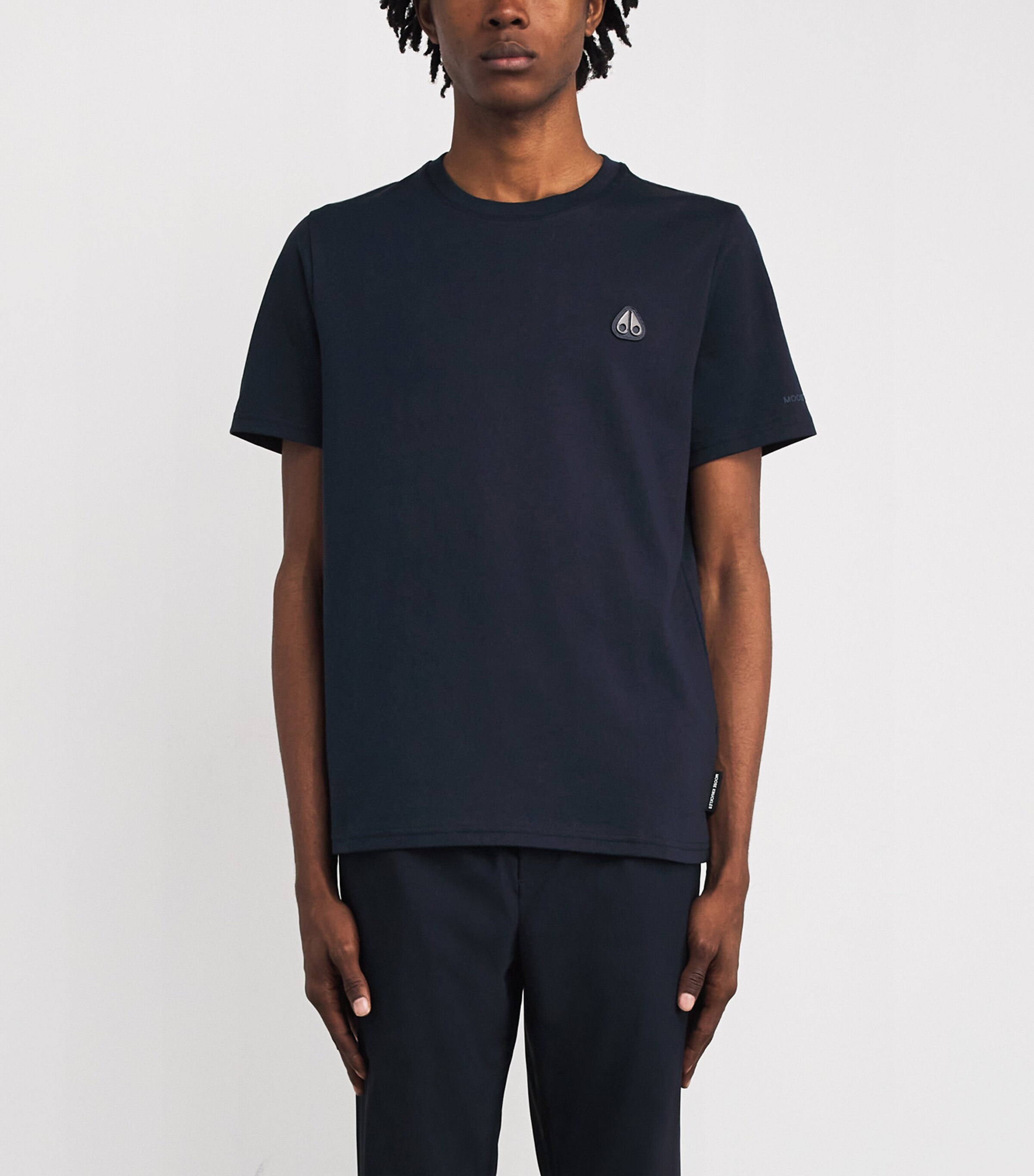 Cotton Crescent T-Shirt NAVY - 833 Image 3