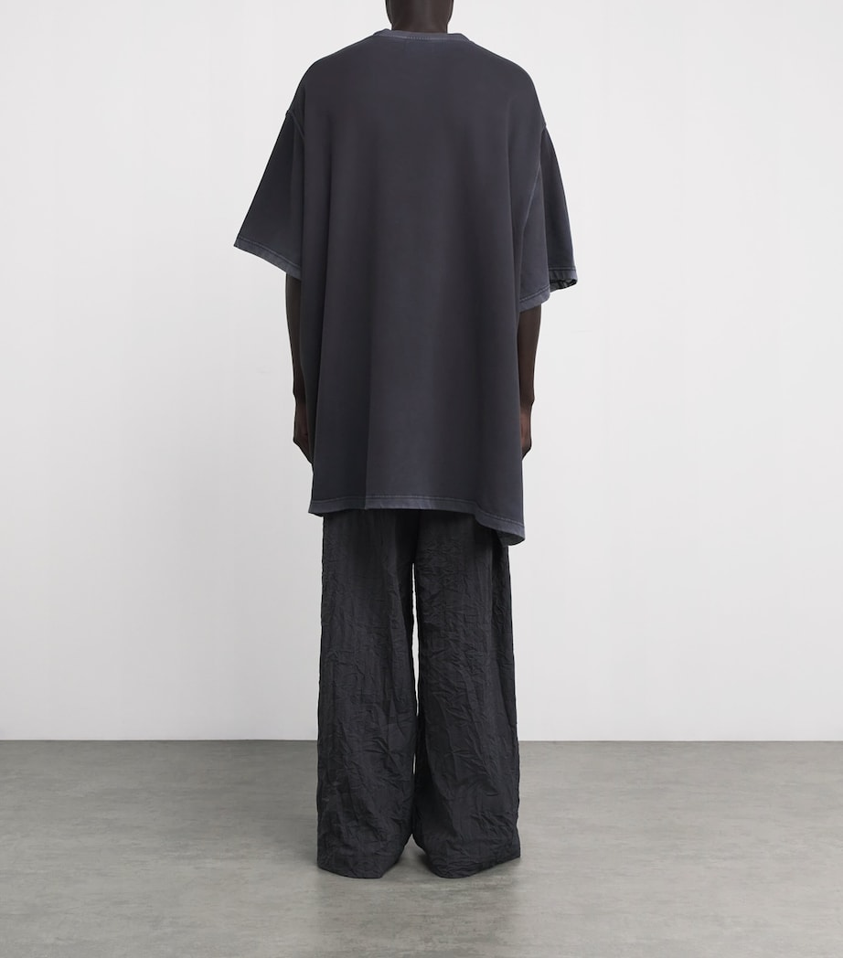 Oversized Strauss T-Shirt N403-GREY OVERDYE Image 3