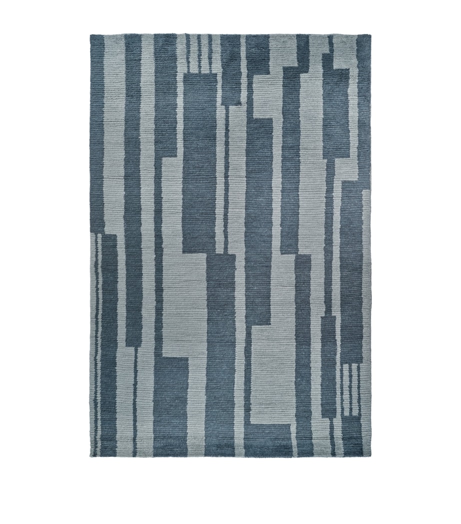 The Rug Company x Paul Smith Raster Aegean Rug (2.74m x 1.83m) Blue Image 1